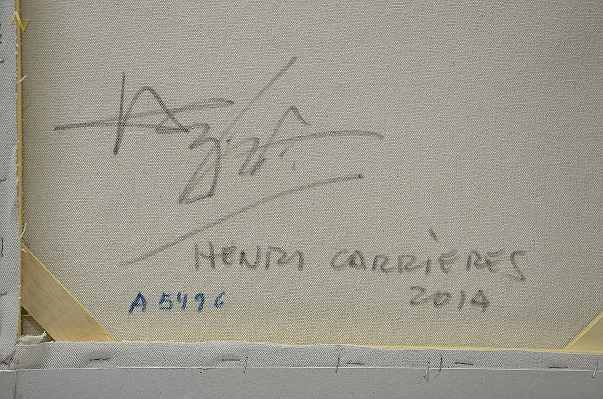 HENRI CARRIERES - Natureza morta - ost - 40 x 50 - foto 4 de 4