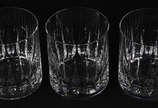 Seis copos curtos de cristal para whisky. - Seis copos curtos de cristal para whisky.