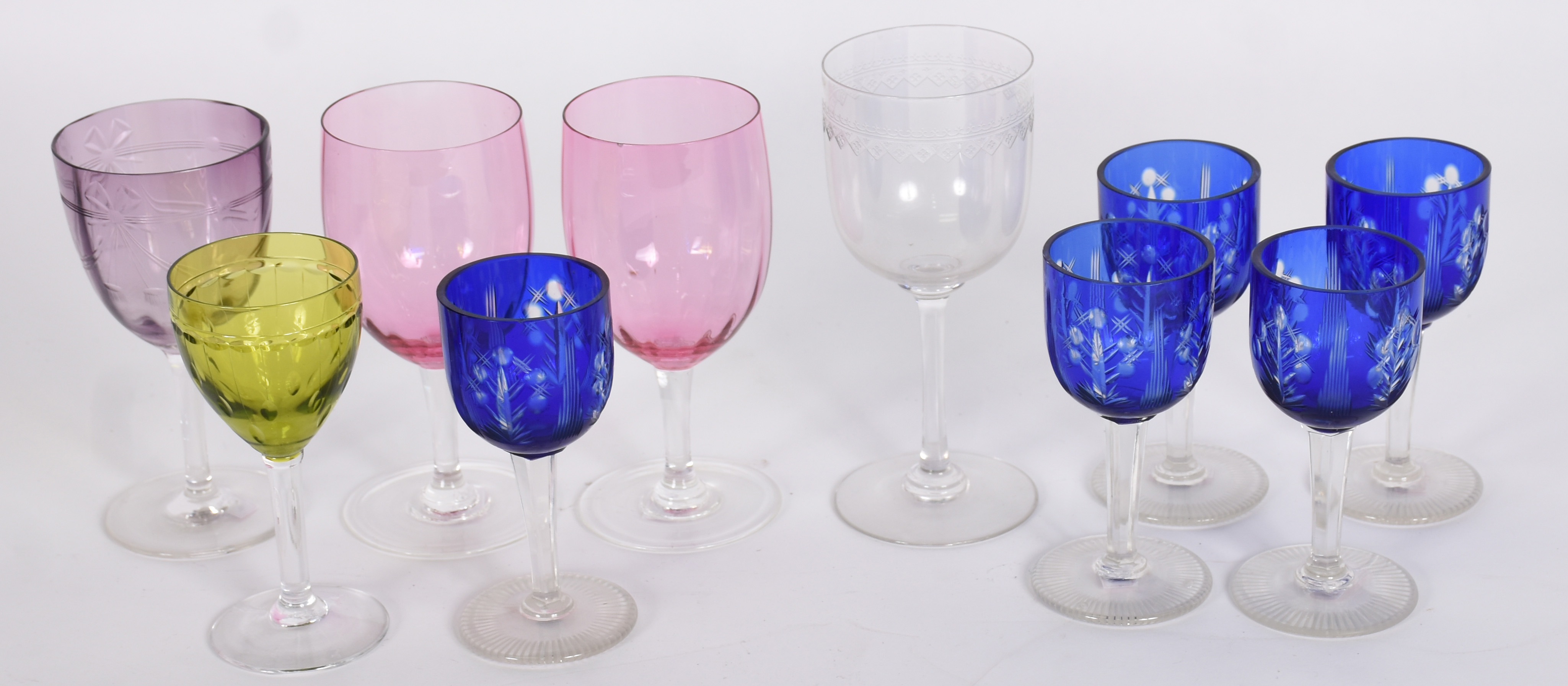 Dez taças de cristal , diversos modelos. - foto 2 de 6