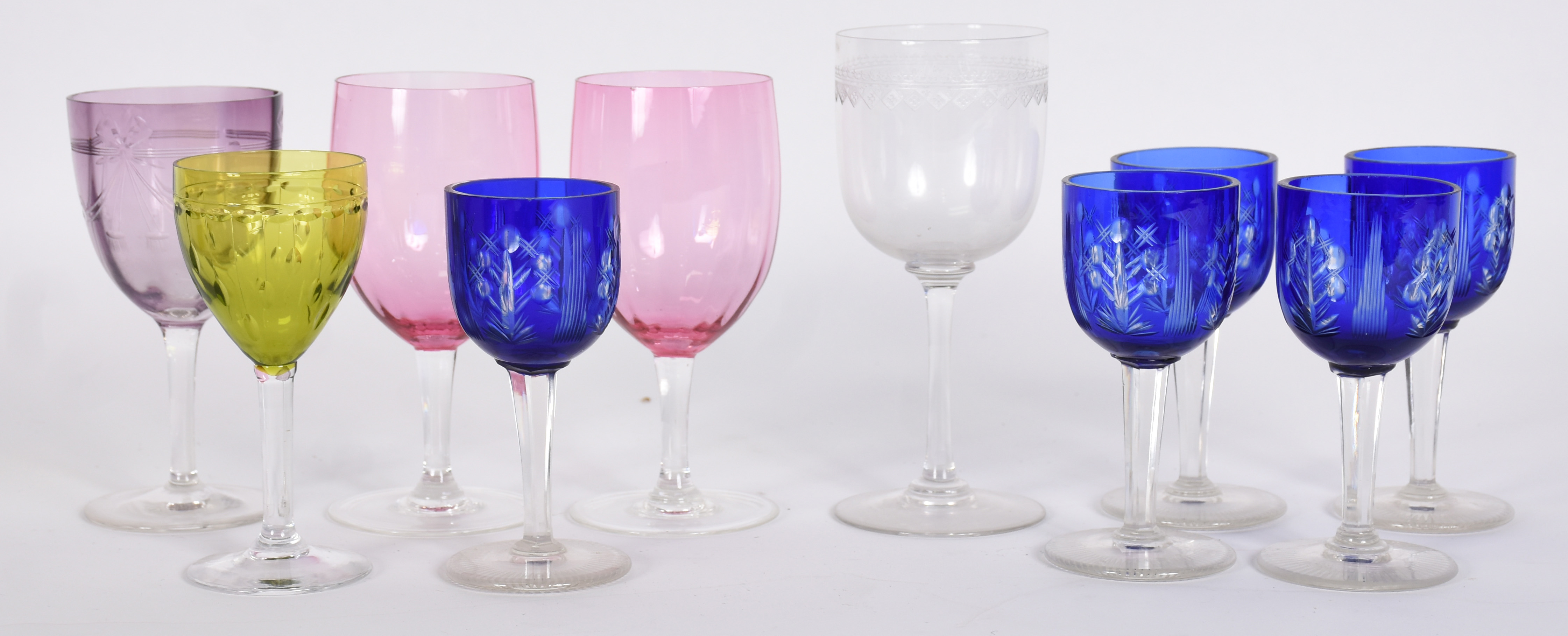 Dez taças de cristal , diversos modelos. - foto 3 de 6