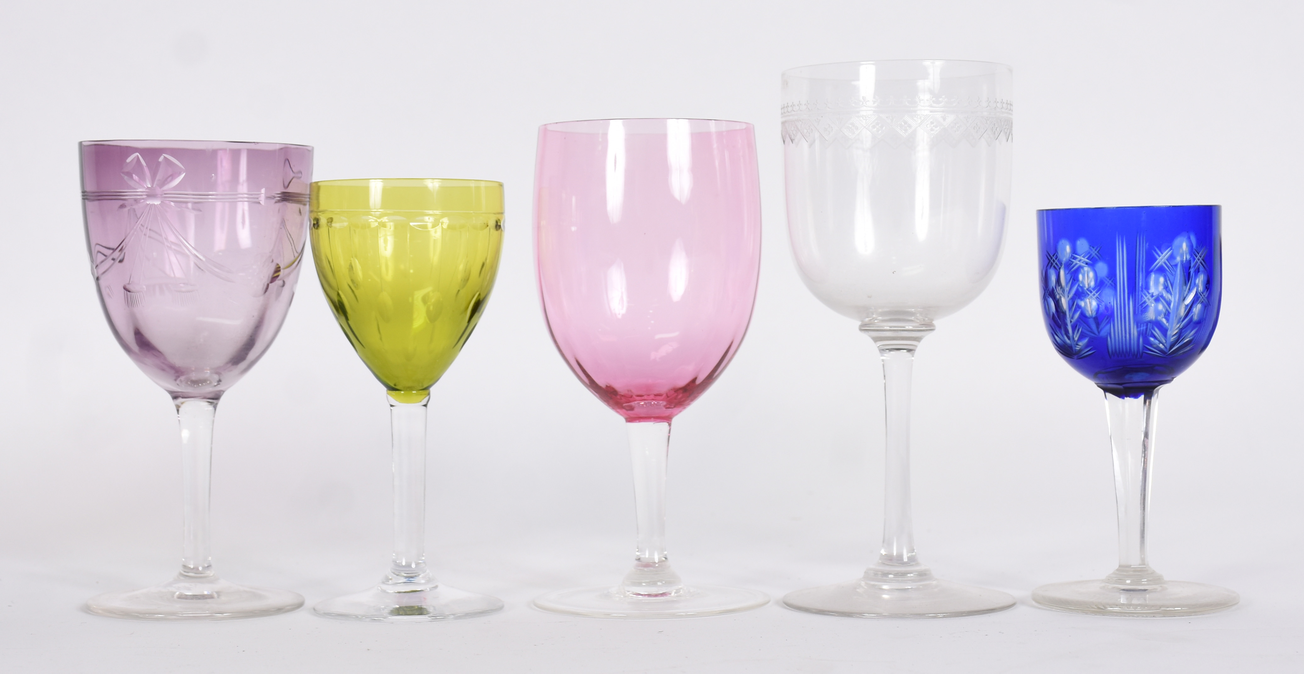 Dez taças de cristal , diversos modelos. - foto 5 de 6
