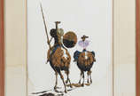 Armando Romanelli (1945), D. Quixote - Serigrafia 62/100 .