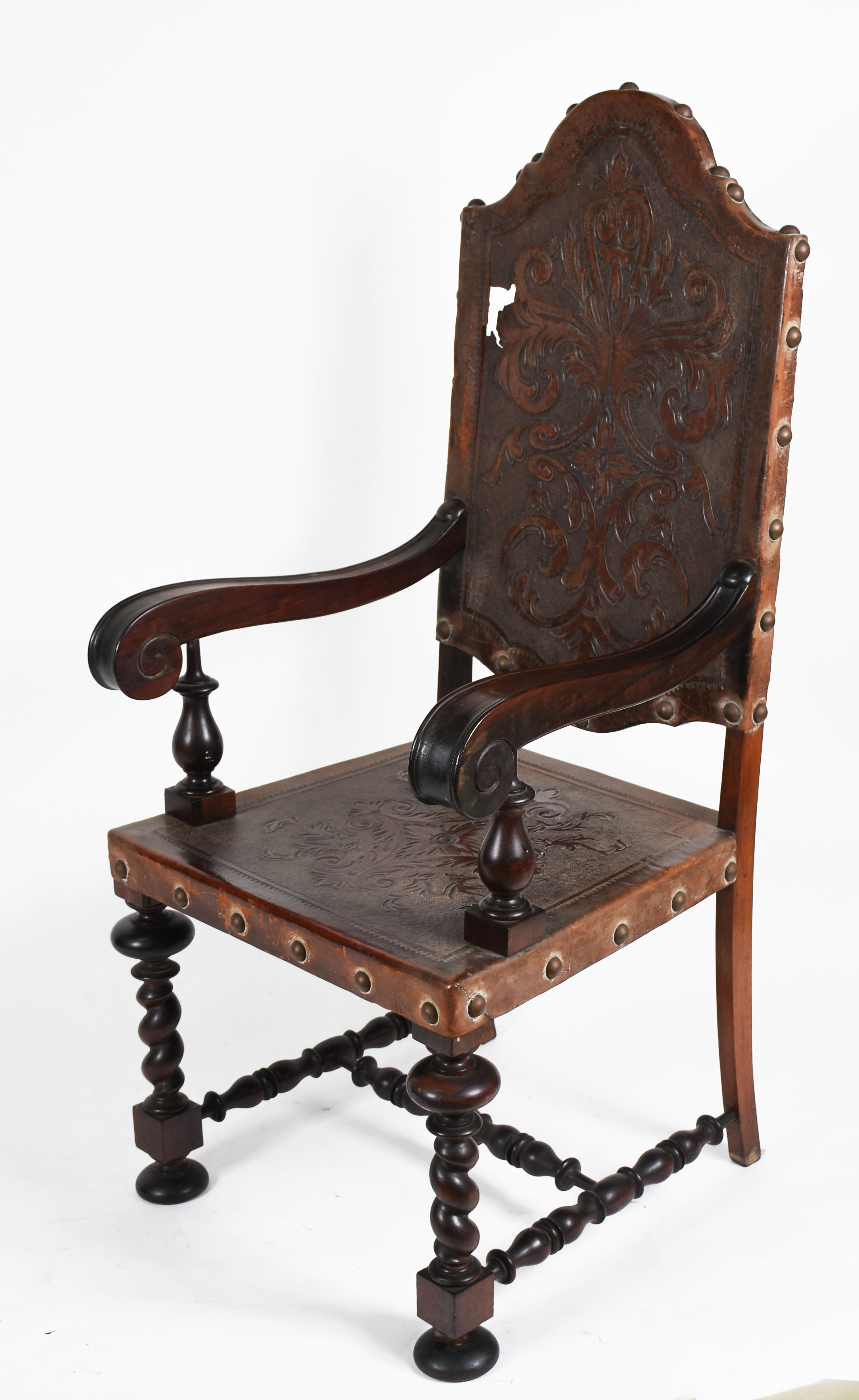 Mesa escrivaninha de madeira nobre, detalhes com colunas torneadas, 2... - foto 3 de 5
