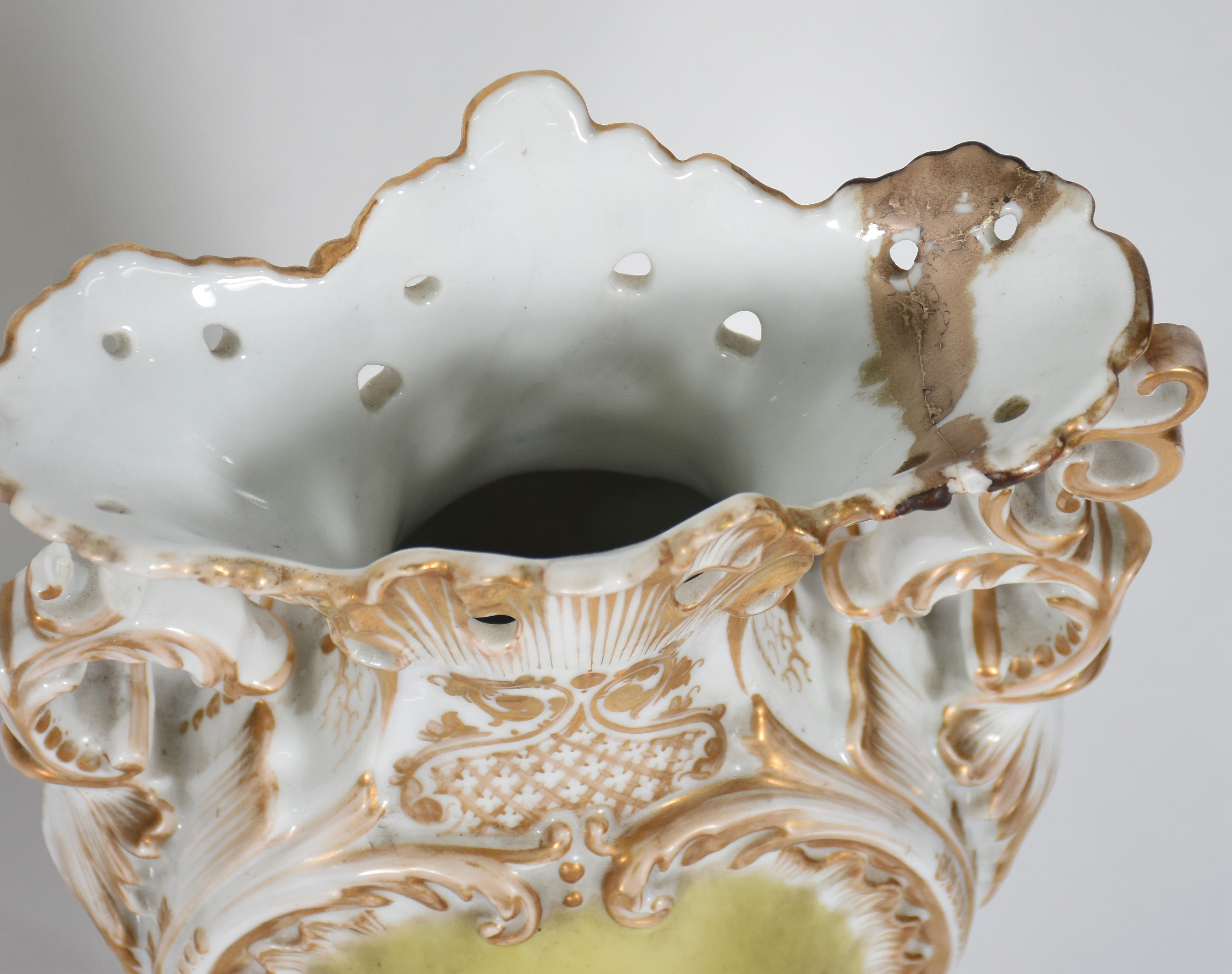 Par de belíssimas ânforas de porcelana francesa VIEUX PARIS... - foto 3 de 5
