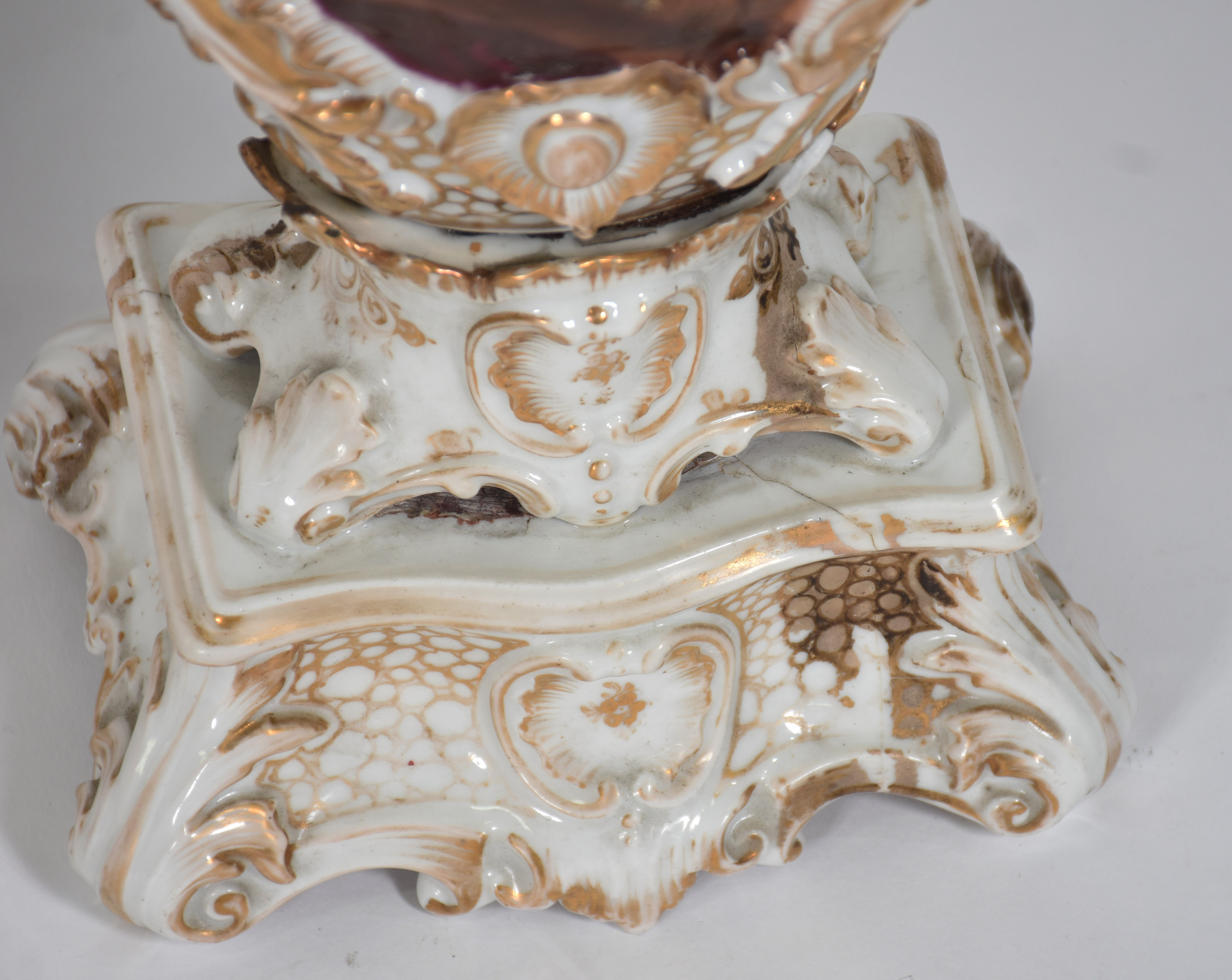 Par de belíssimas ânforas de porcelana francesa VIEUX PARIS... - foto 4 de 5