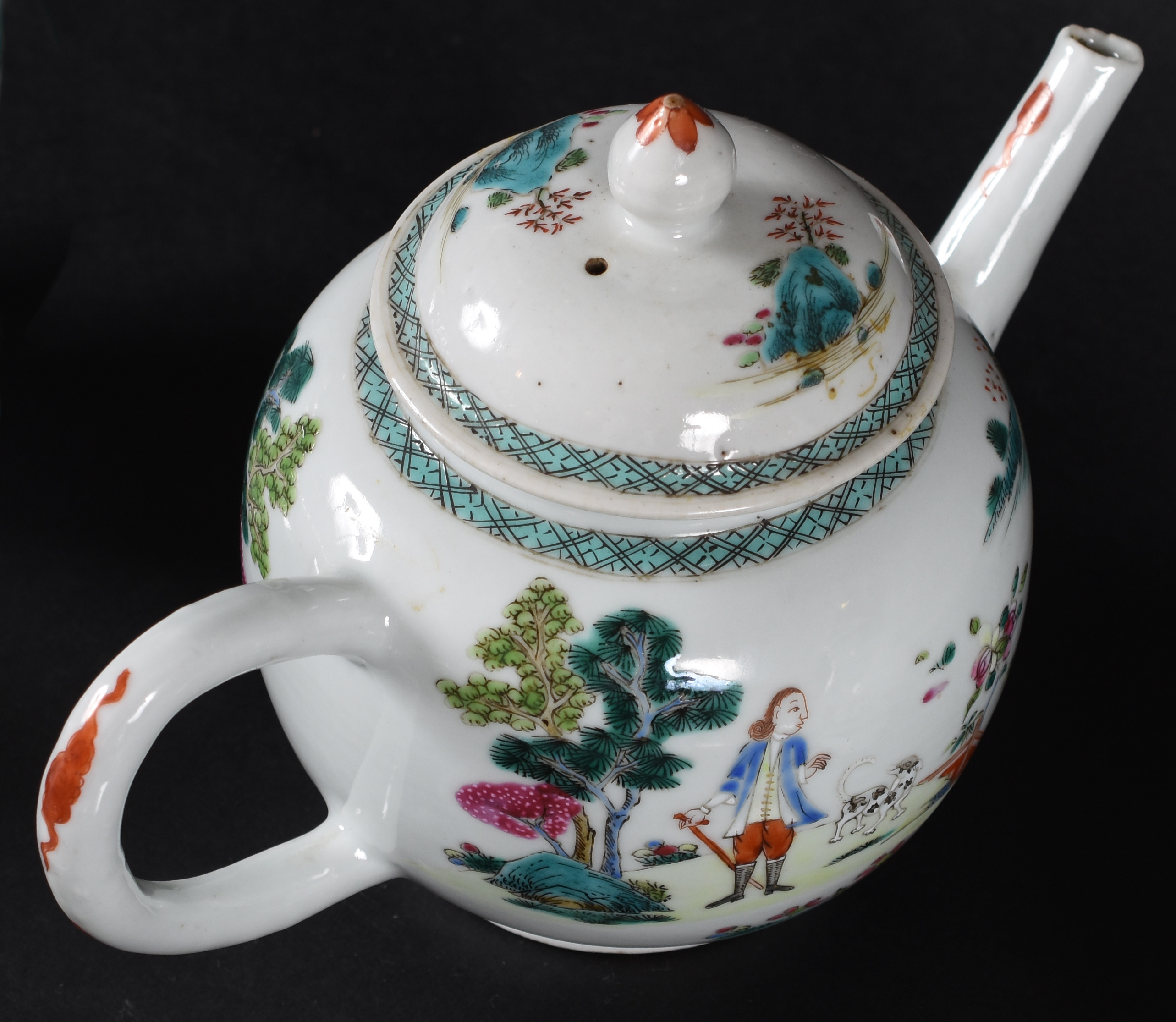 Cia. das Índias – Conjunto para café – Decoração dita “dos pastores”... - foto 3 de 4
