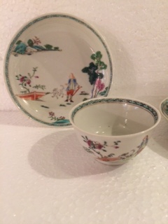 Cia. das Índias – Par de bowls com pires para café – Decoração dita... - foto 2 de 5