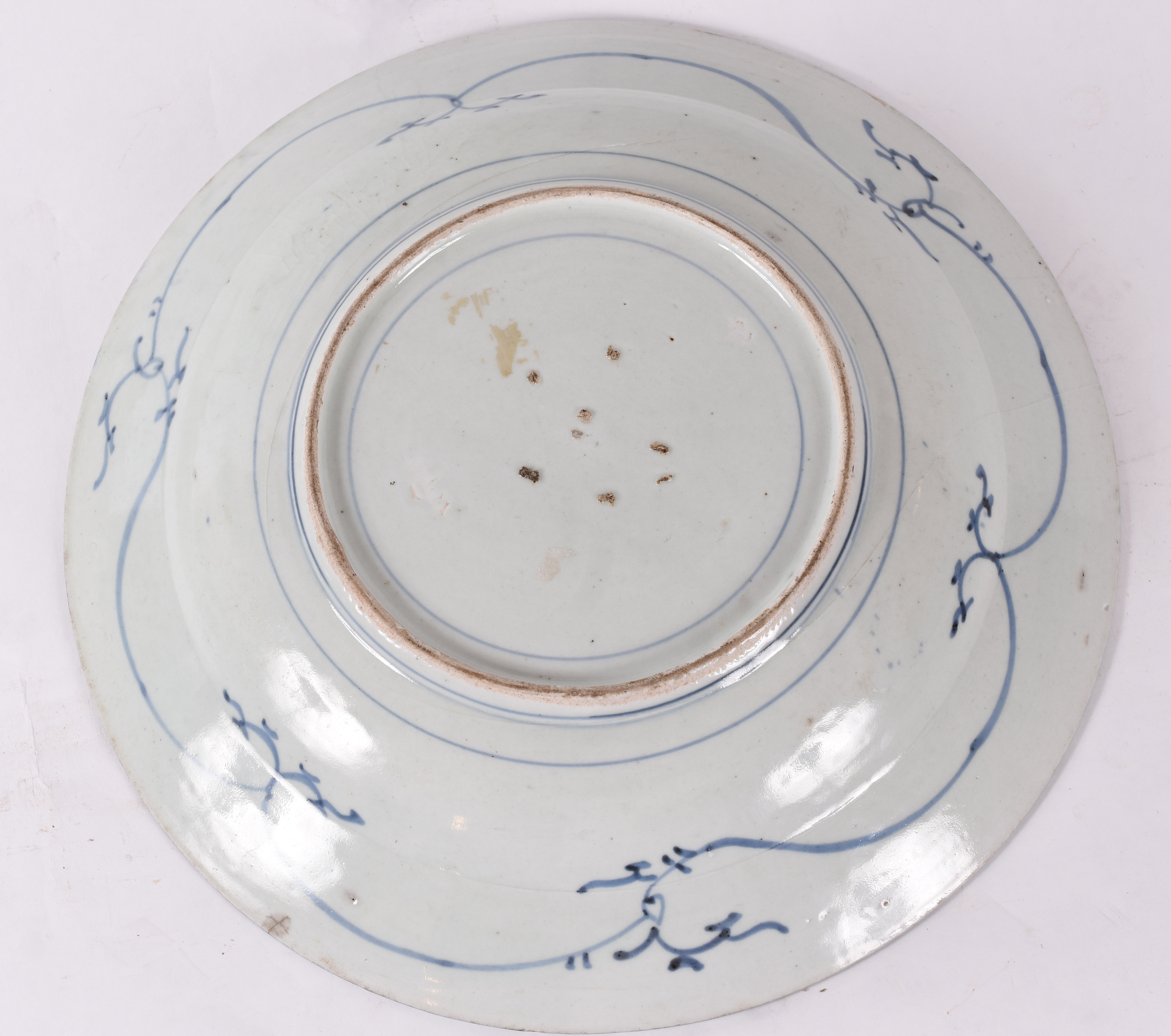 Dinastia Ming – Prato “Medalhão”- Porcelana chinesa – Decoração azul... - foto 2 de 2