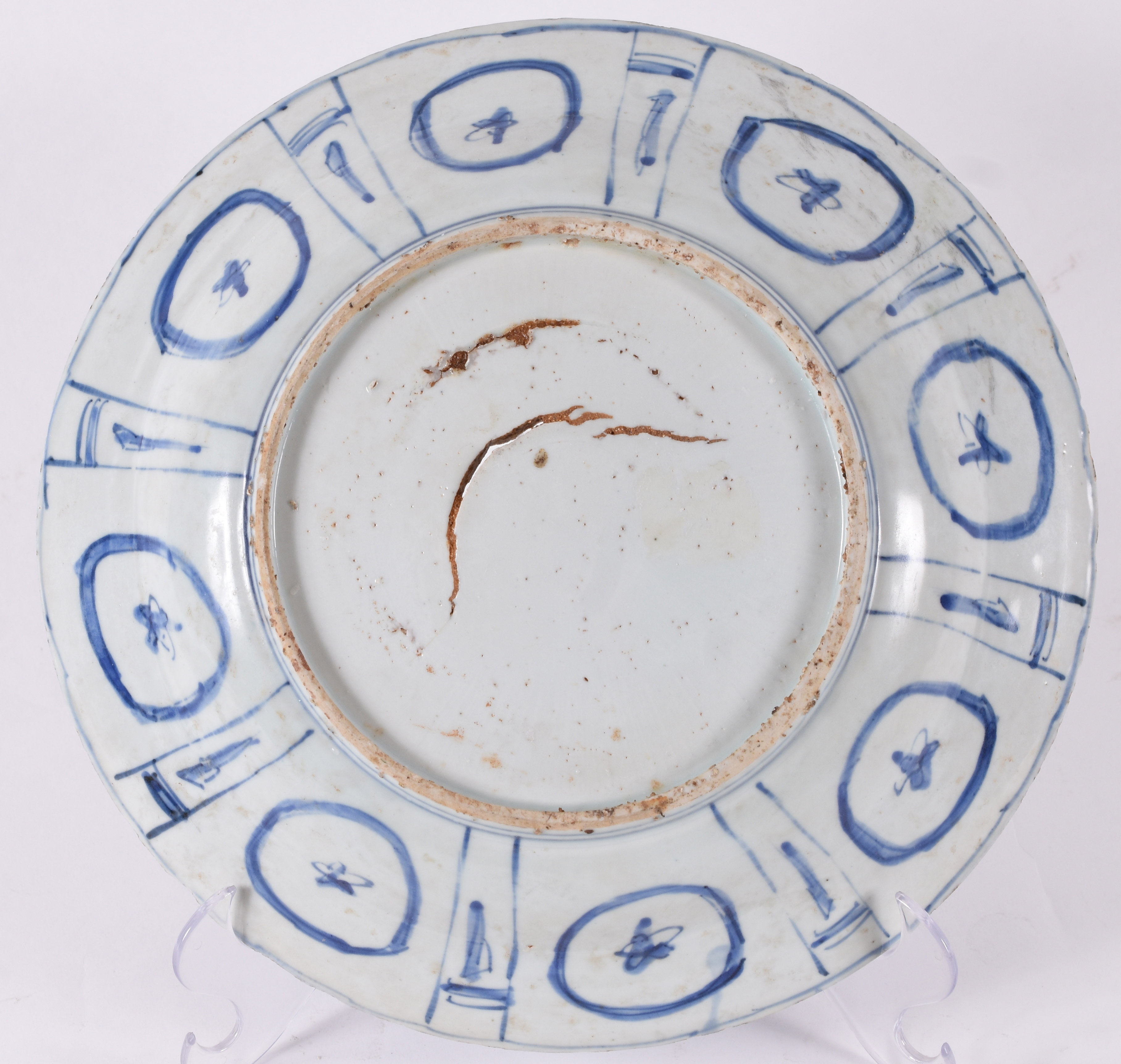 Dinastia Ming – Prato – Porcelana chinesa – Decoração azul cobalto e... - foto 4 de 4