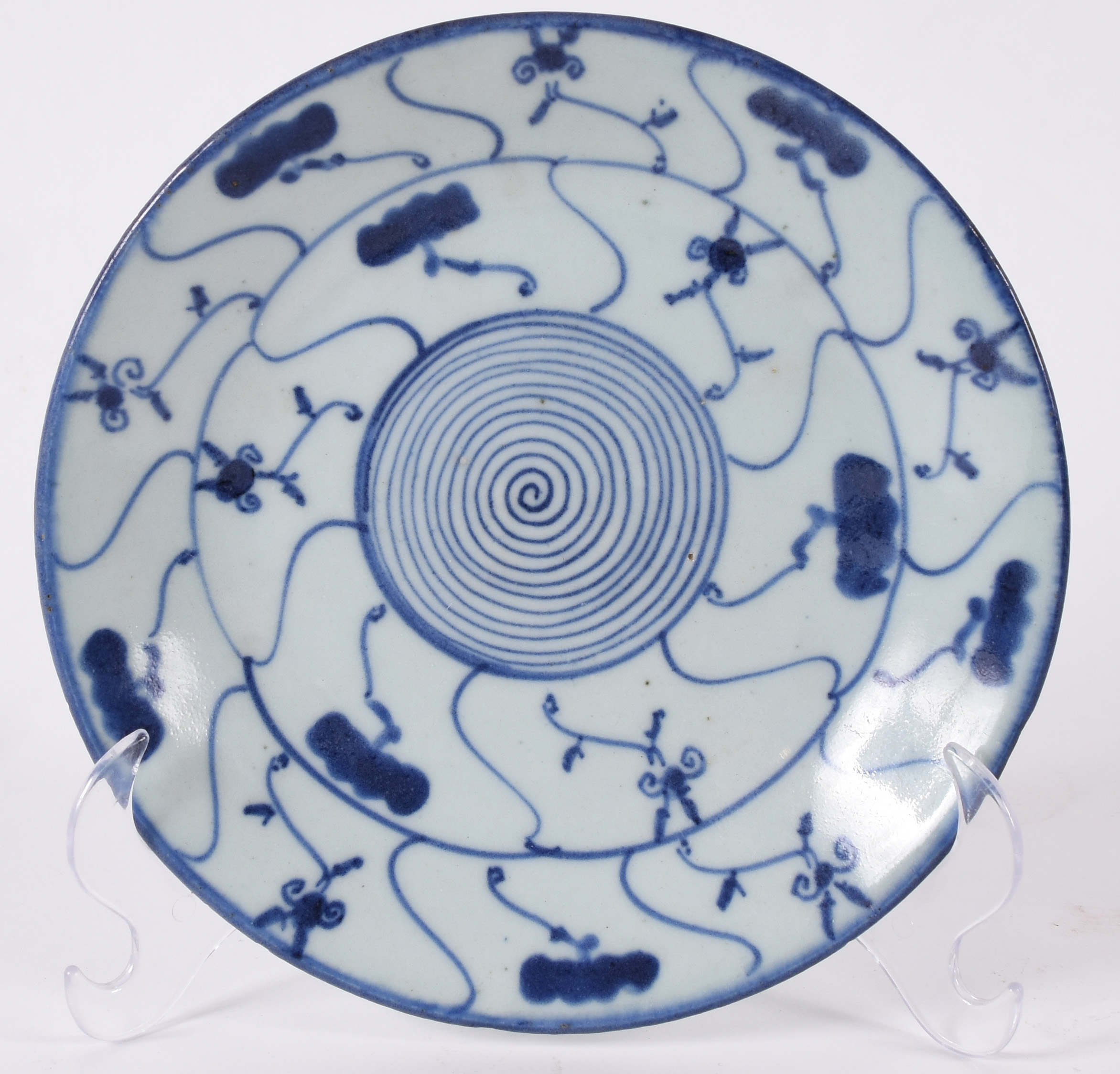 Cia. das Índias – Prato – Dinastia Ming – Decoração azul cobalto... - foto 1 de 2