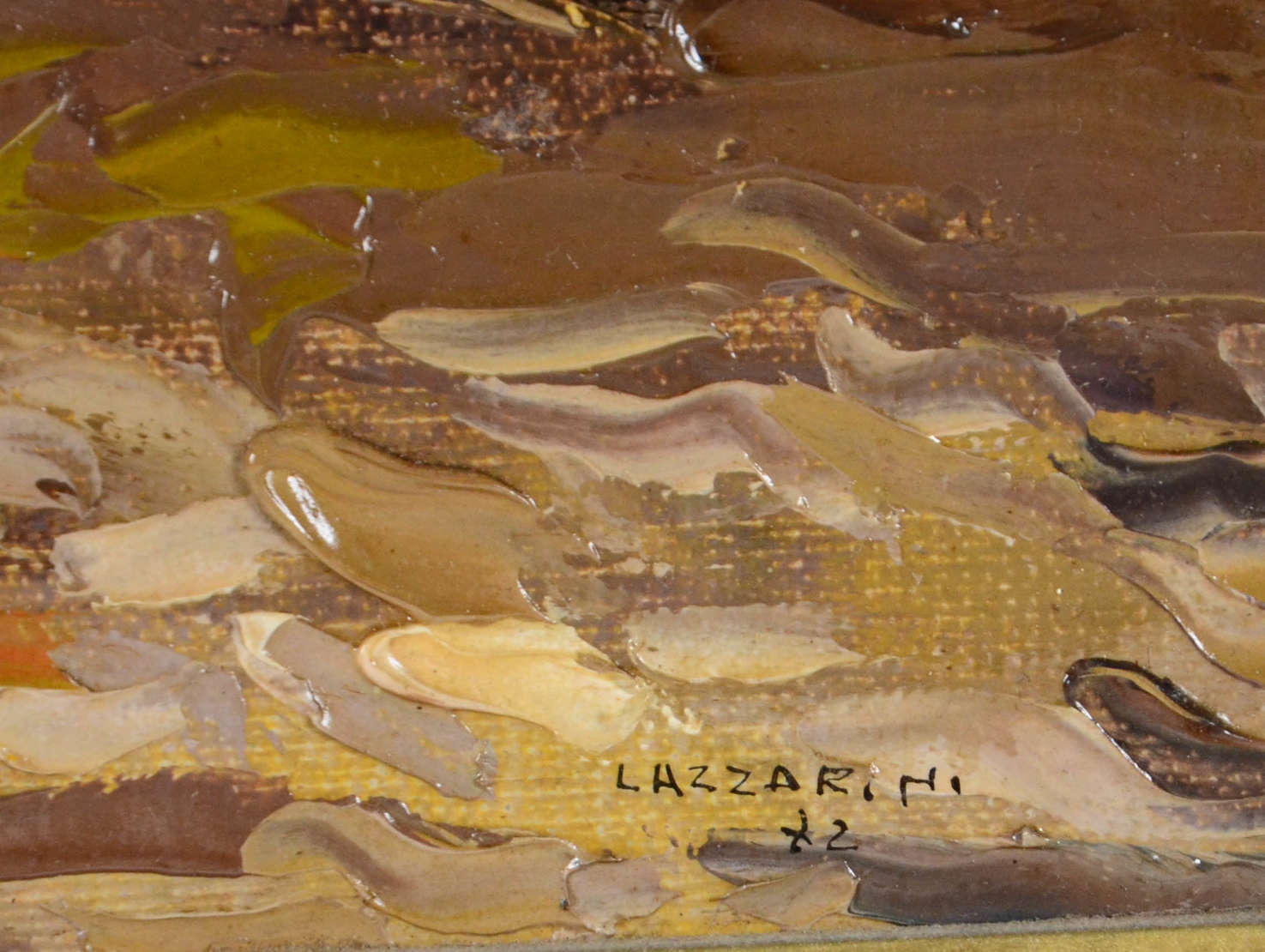  Domenico Lazzarini (1920-1987), Paisagem Surrealista” - foto 2 de 3