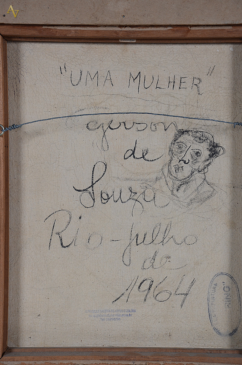 GERSON DE SOUZA - Uma mulher - ost - 40 x 33 - foto 4 de 4