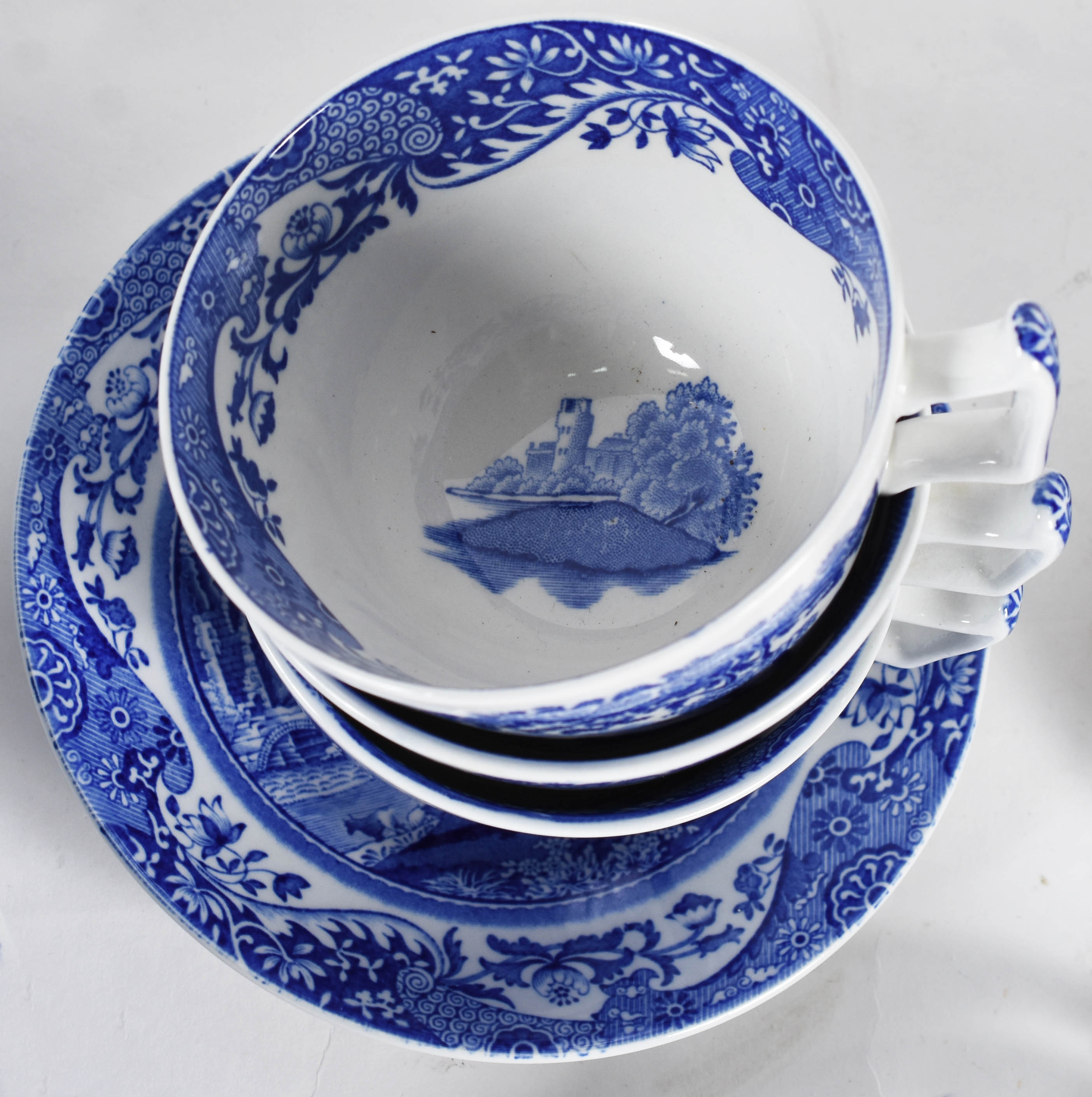 Serviço azul e branco de porcelana SPODE , England composto de : 9... - foto 3 de 6