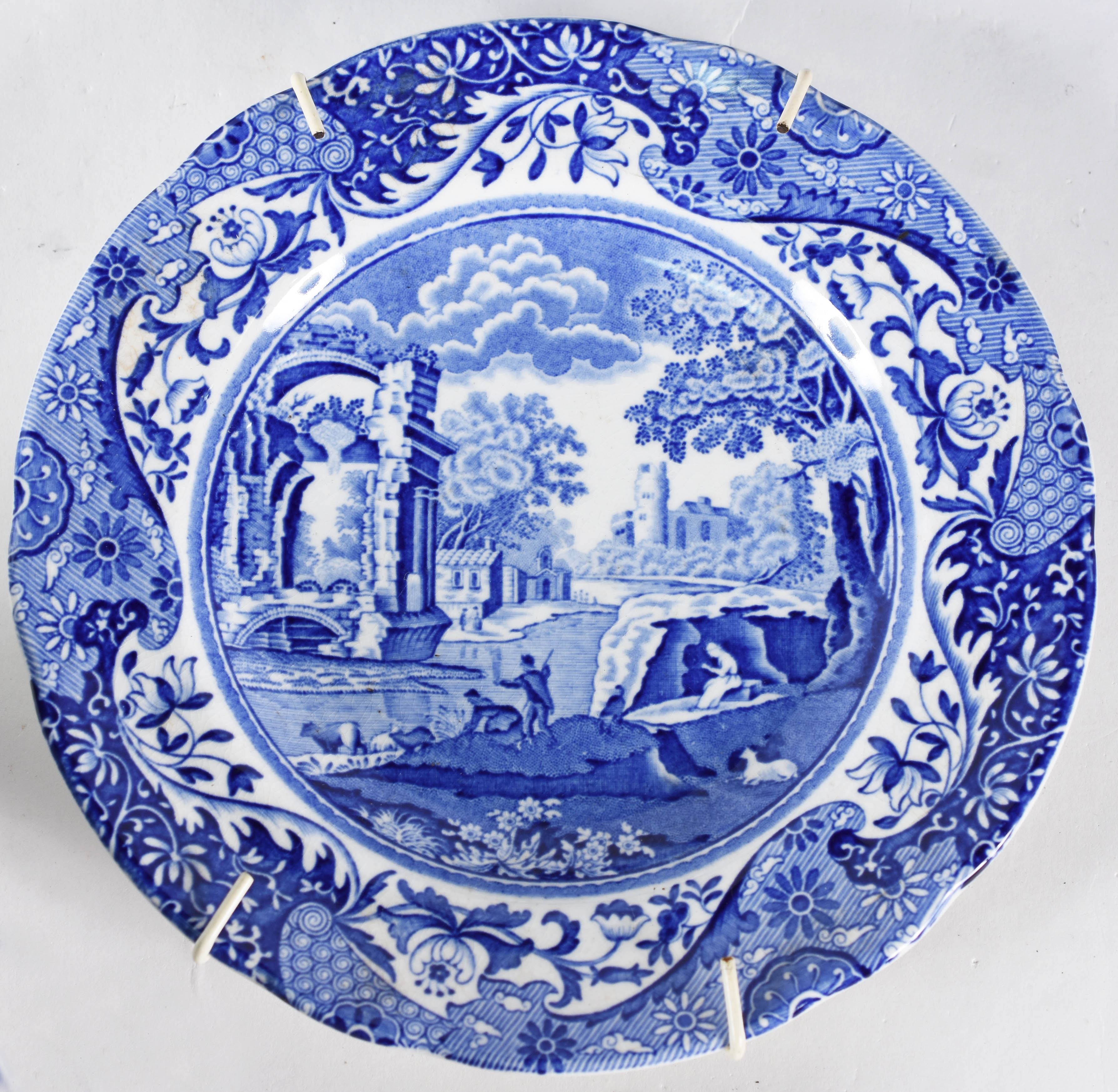 Serviço azul e branco de porcelana SPODE , England composto de : 9... - foto 4 de 6