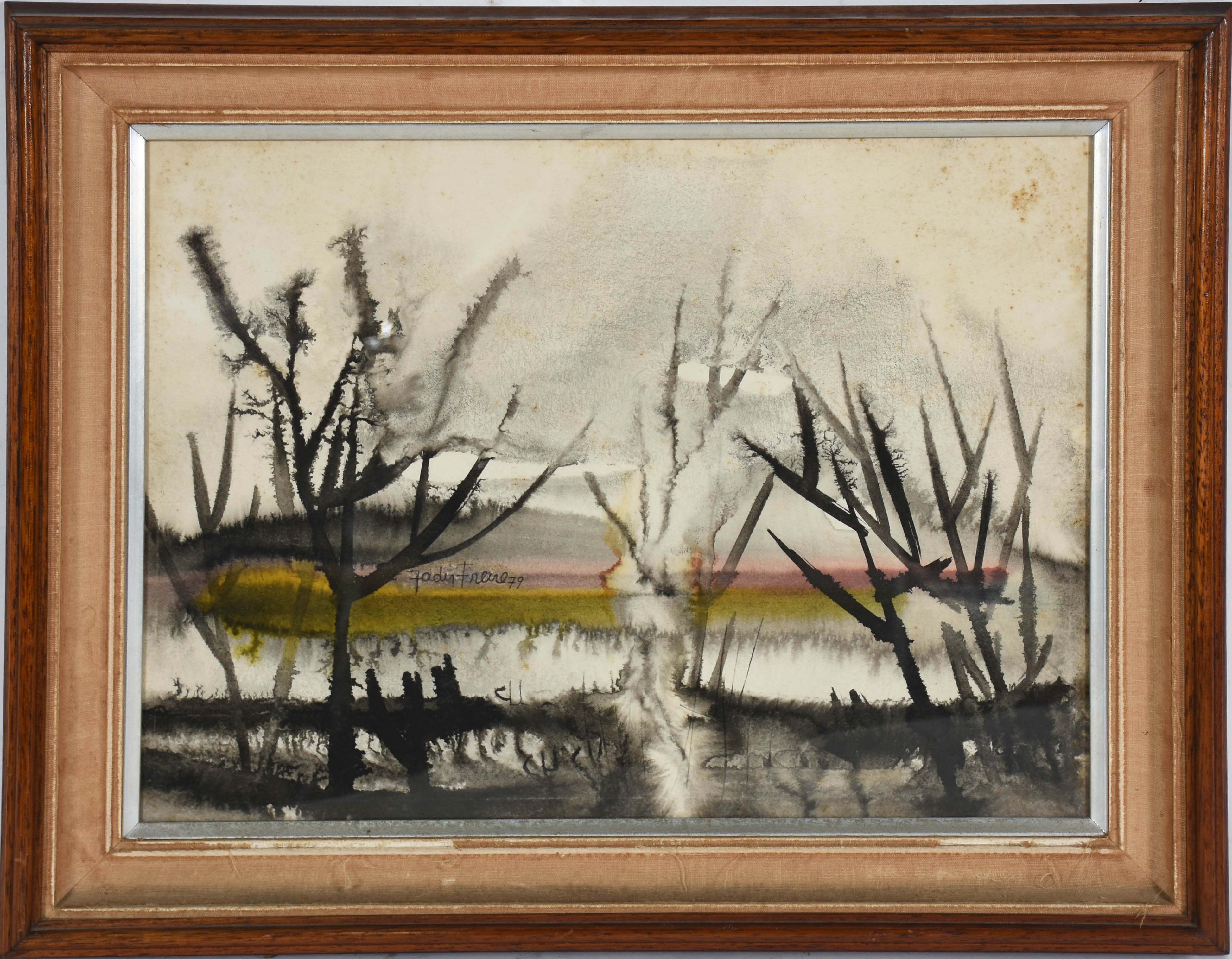 Jadir Freire (1957-1994), Paisagem, datada 1979 - foto 1 de 3