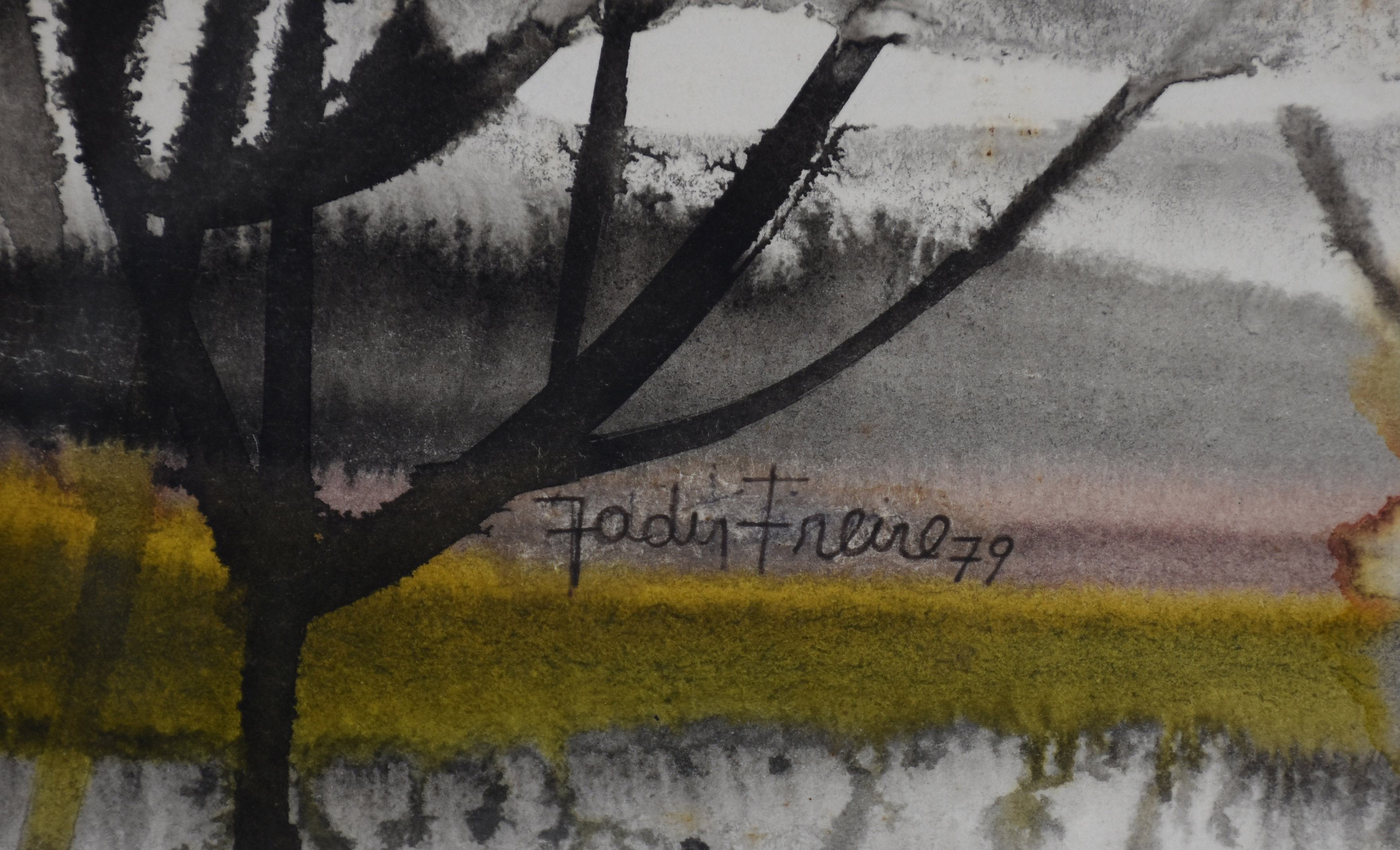 Jadir Freire (1957-1994), Paisagem, datada 1979 - foto 2 de 3