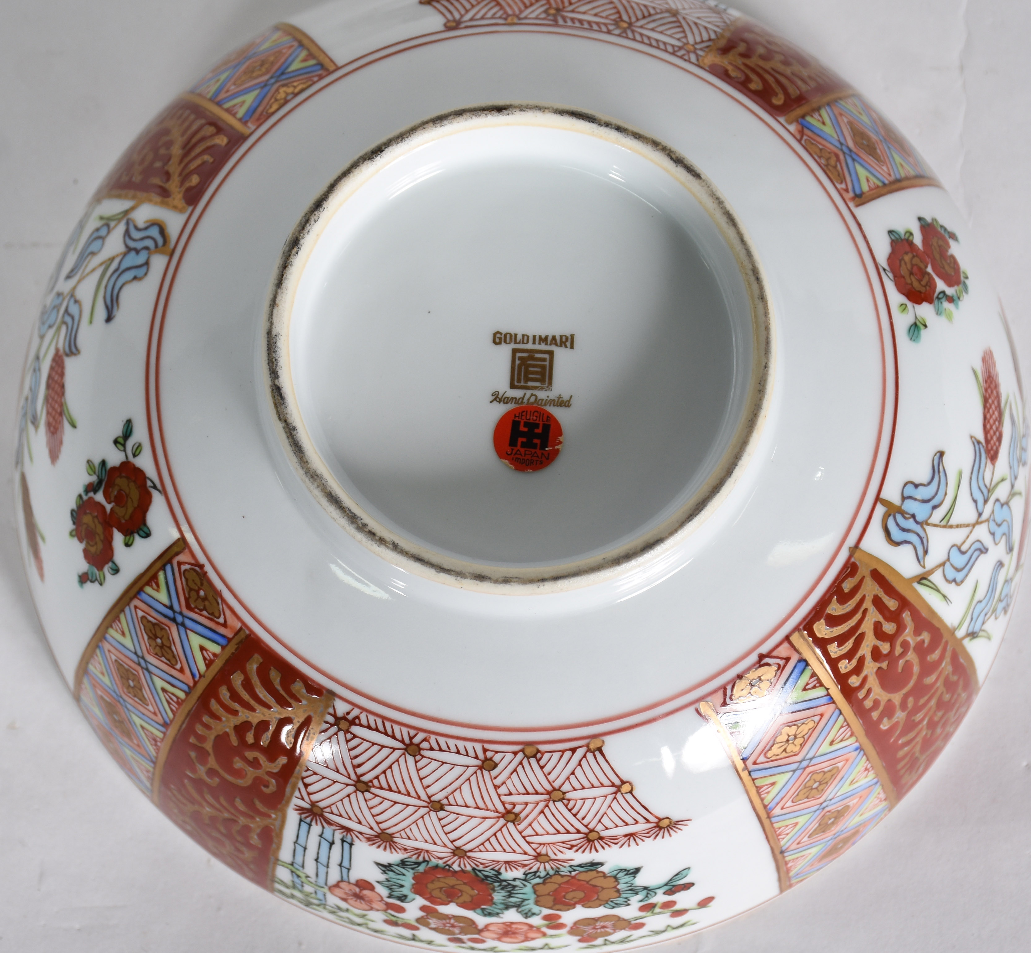 Diversas peças de porcelana sendo: Bowl "Gold imari" pintado a mao; 9... - foto 6 de 6