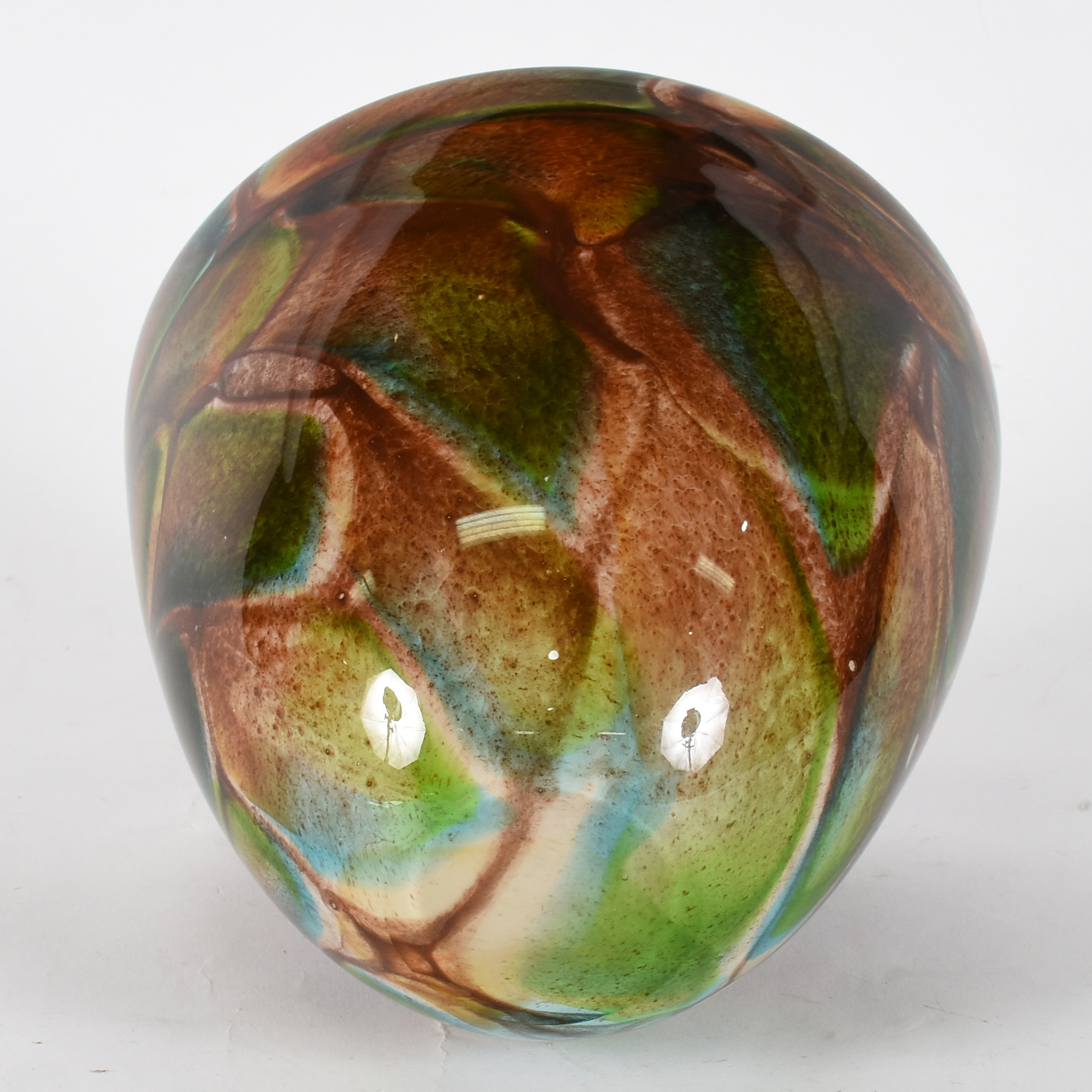 Cachepot de murano na cor âmbar mesclado. - foto 4 de 4