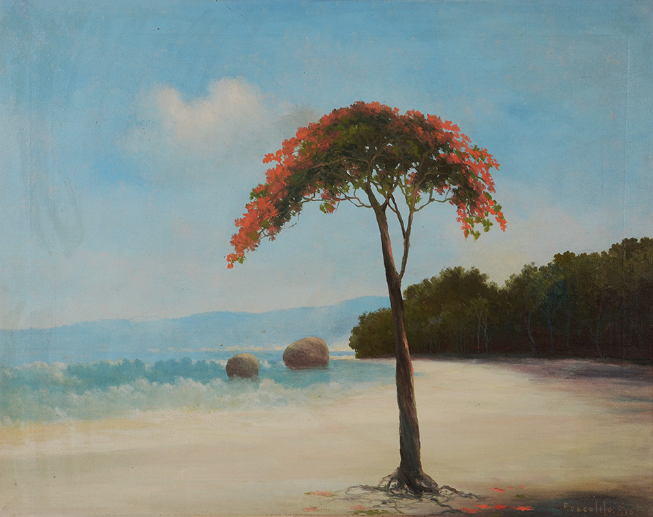 FRANCISCO COCULILO - Paisagem - ost - 54 x 70 - foto 2 de 3