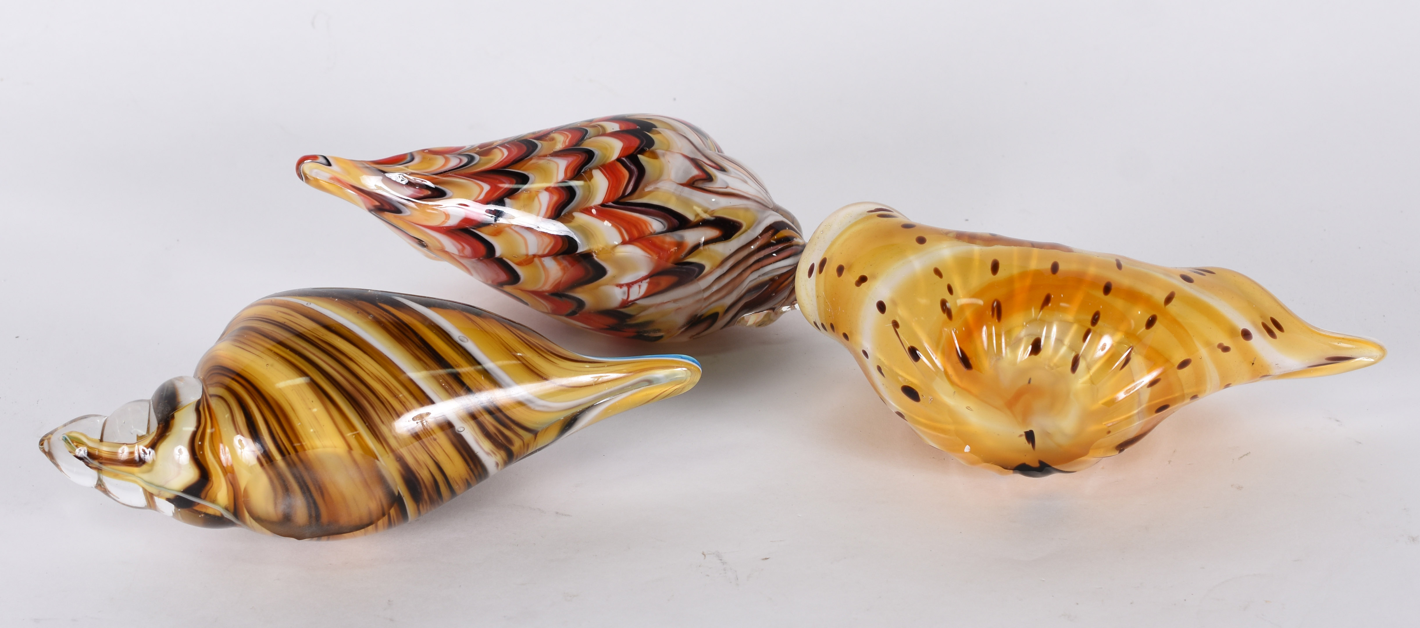 Três conchas de Murano. - foto 4 de 4