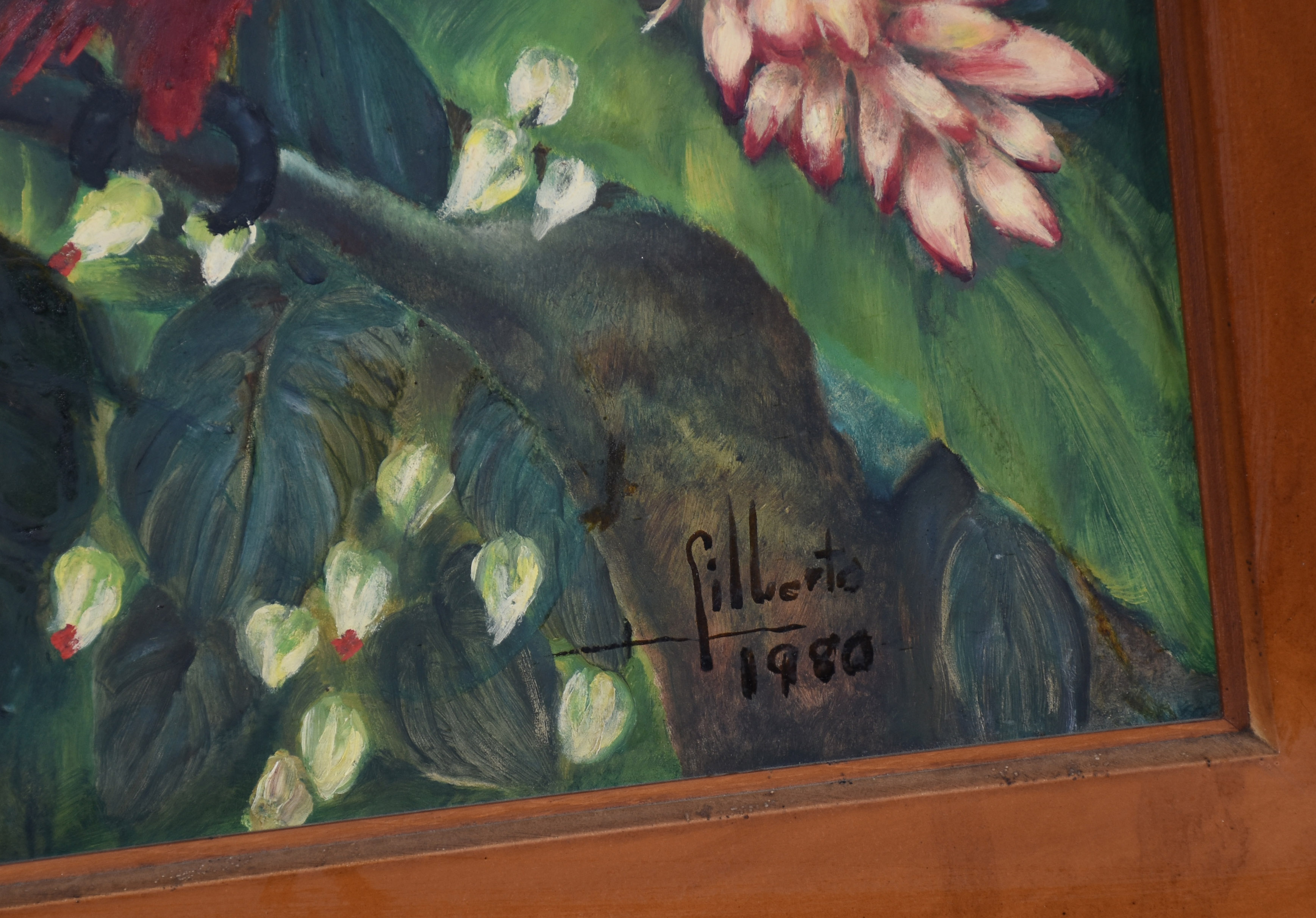Gilberto Trompowsky (1908-1982), Arara e folhagens - foto 2 de 3