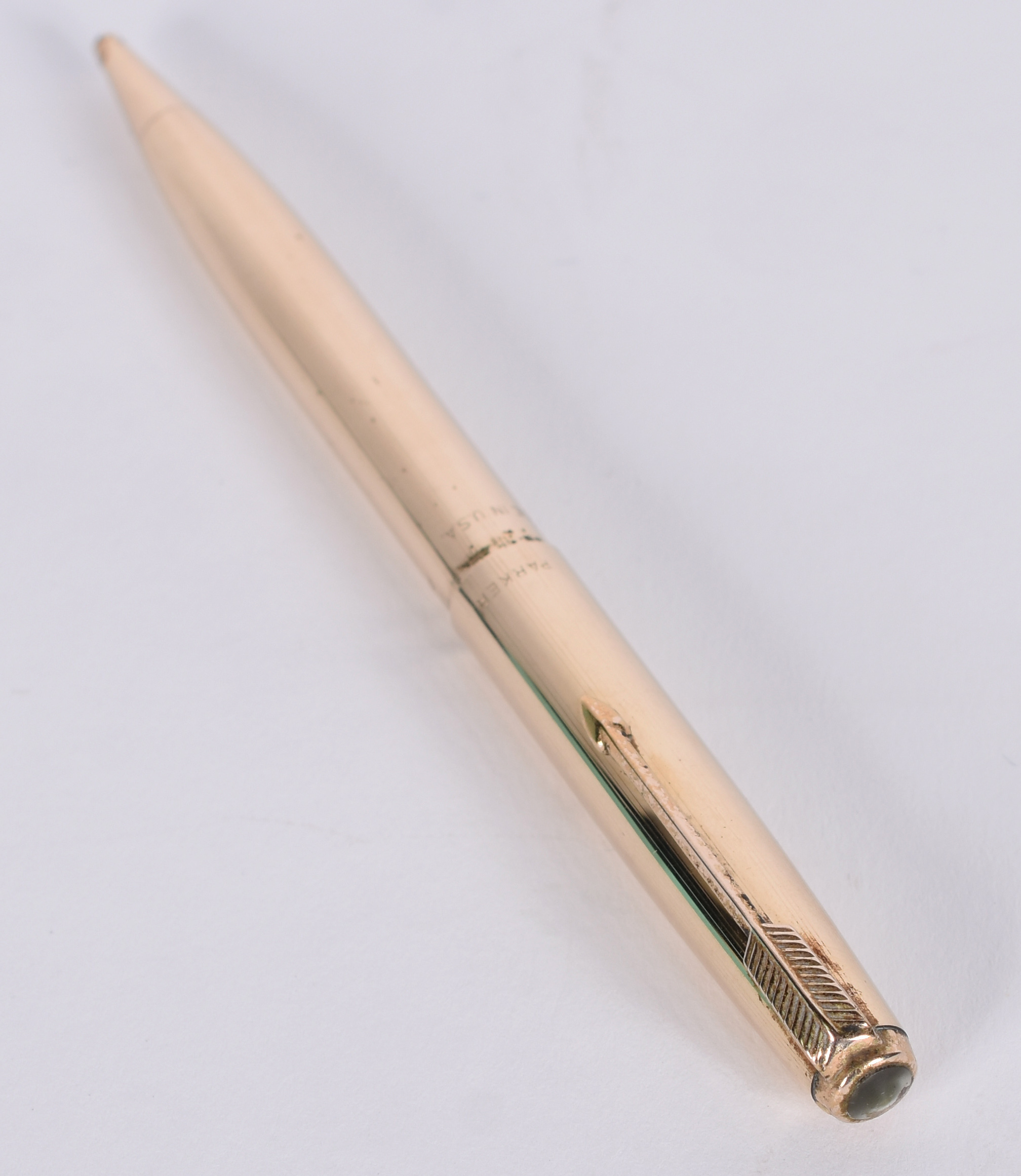 Lapiseira Parker 51 americana filetada a ouro 14 k - 1/10. - foto 1 de 6