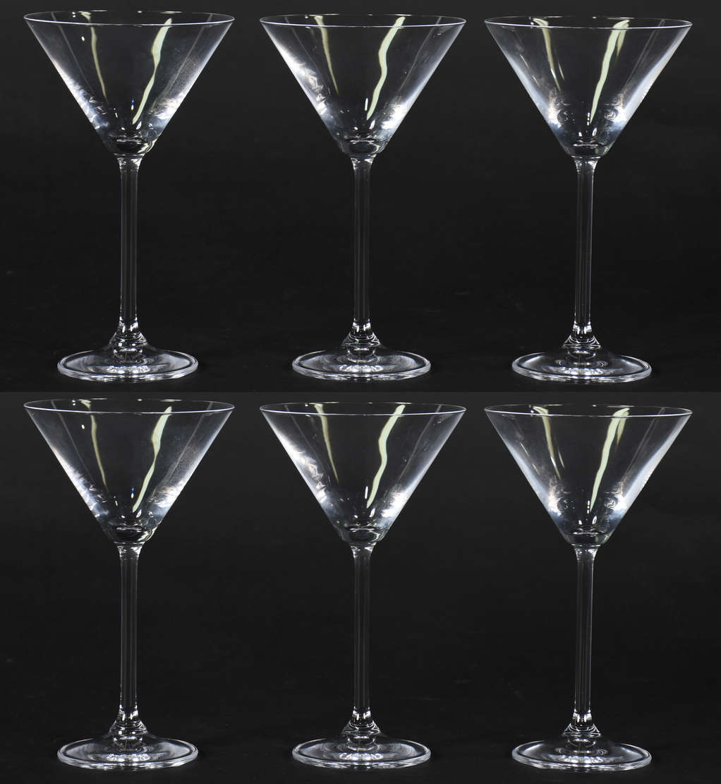 Seis taças de cristal da Bohemia para Dry martini , 150 ml - foto 1 de 2