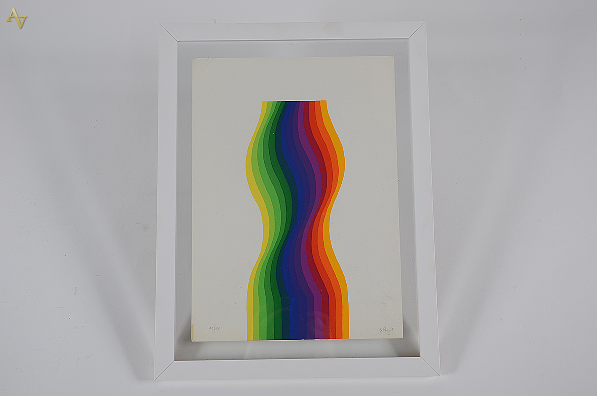 JULIO LE PARC - Abstrato - serigrafia 42/100 - 34 x 24 - foto 1 de 4