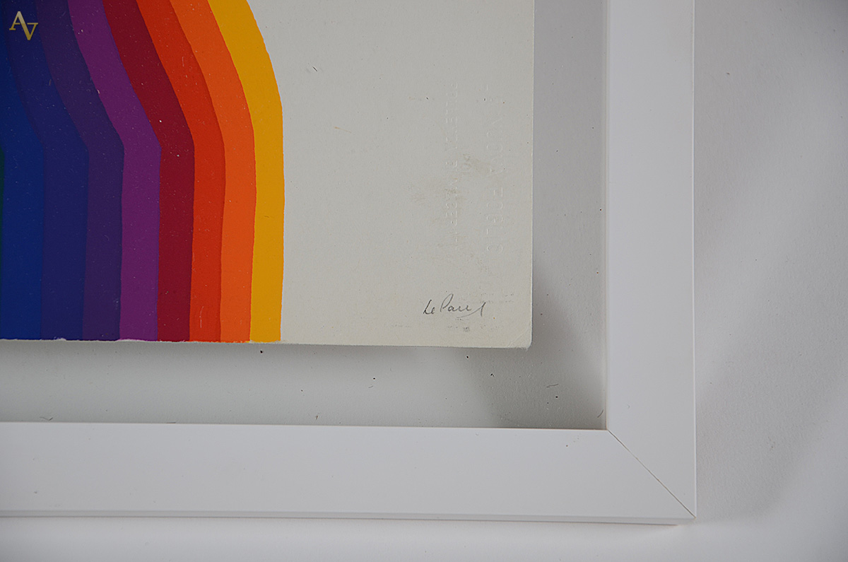 JULIO LE PARC - Abstrato - serigrafia 42/100 - 34 x 24 - foto 3 de 4