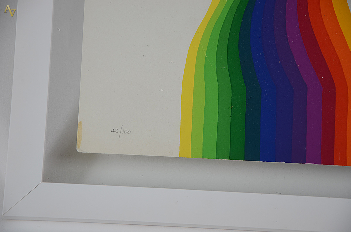 JULIO LE PARC - Abstrato - serigrafia 42/100 - 34 x 24 - foto 4 de 4