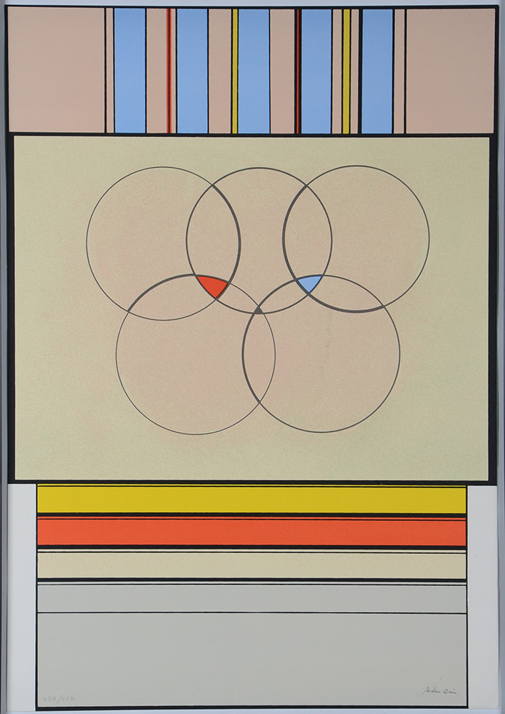 CARMELO ARDEN QUIN - Geométrico - serigrafia 236/250 - 92 x 64 - foto 2 de 4