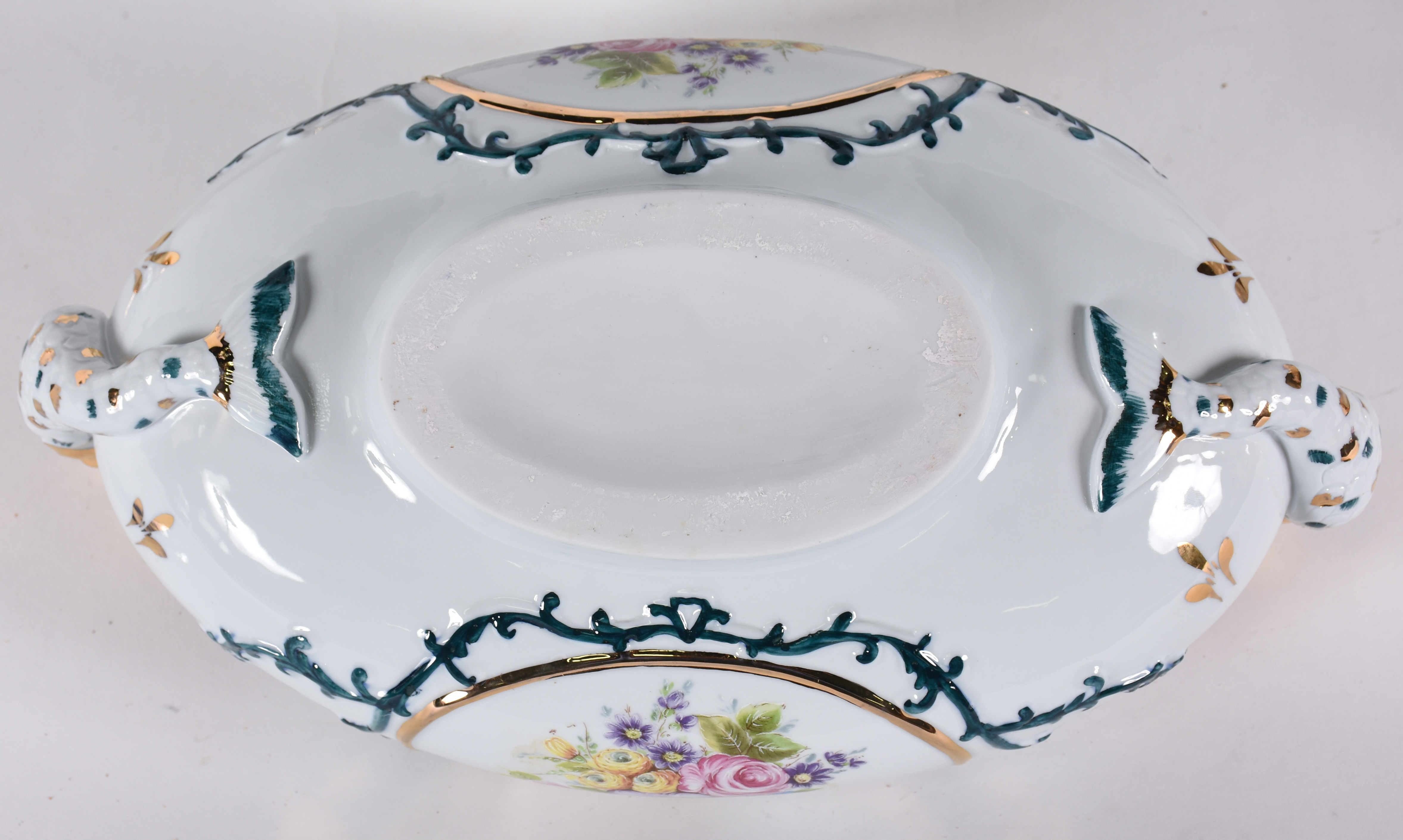 Sopeira com presentoir de porcelana portuguesa Myrtus. - foto 5 de 6
