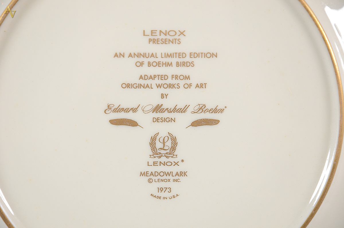 LENOX - Três pratos de porcelana americana da coleção "An annual... - foto 3 de 4