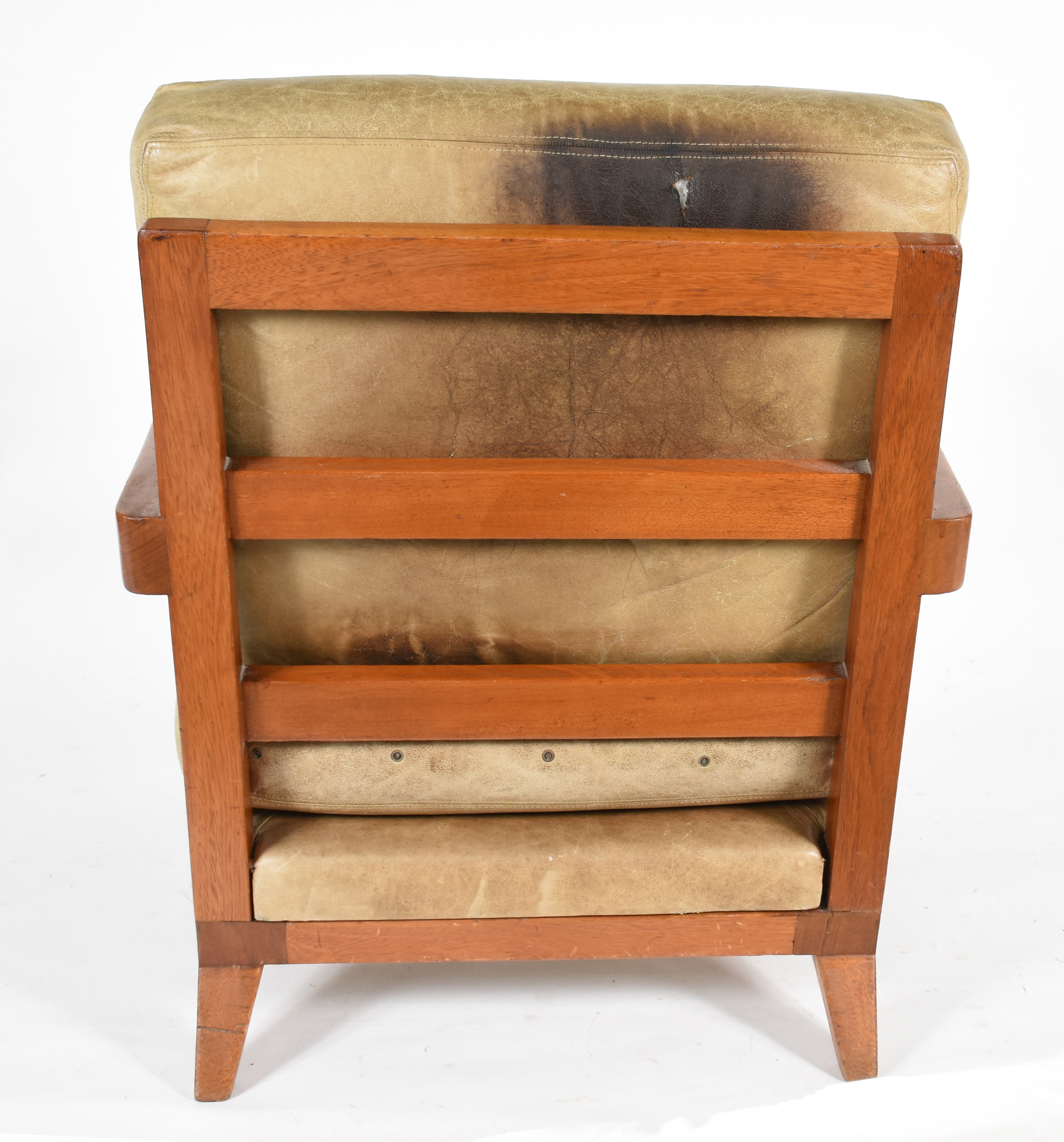 Poltrona de madeira nobre, design anos 50/60, fabricação LAUBISCH... - foto 4 de 5