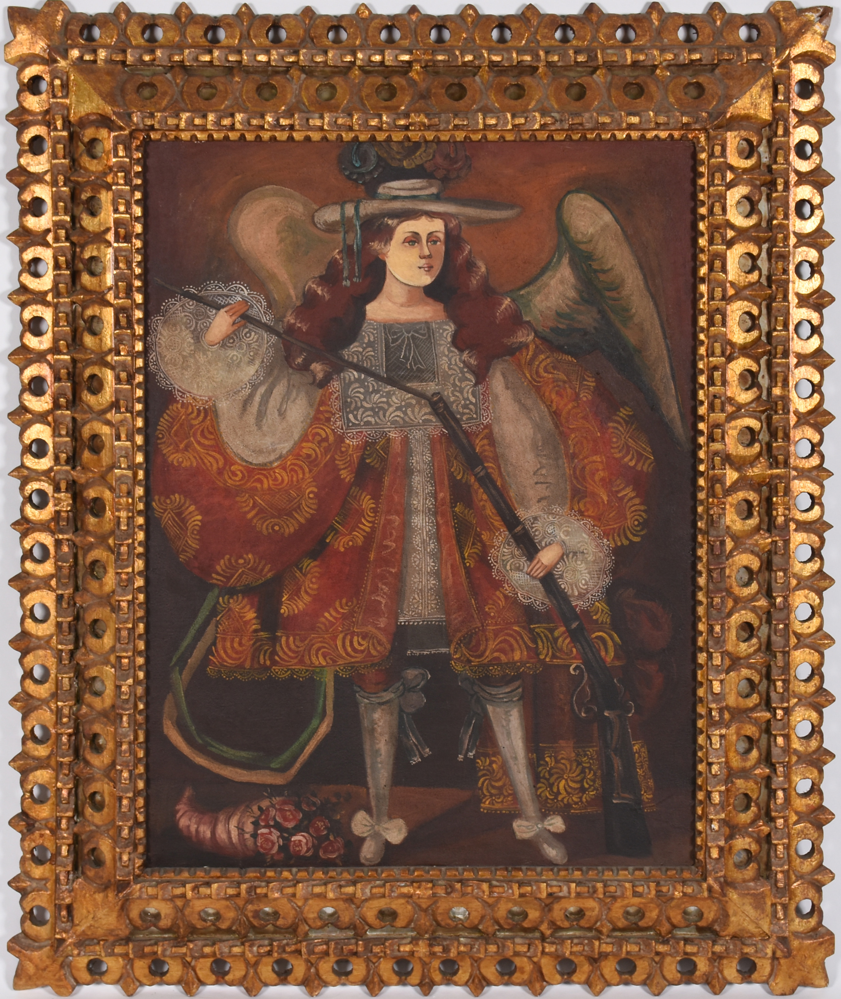 Escola Cusquenha (1538), Arcanjo - foto 1 de 2