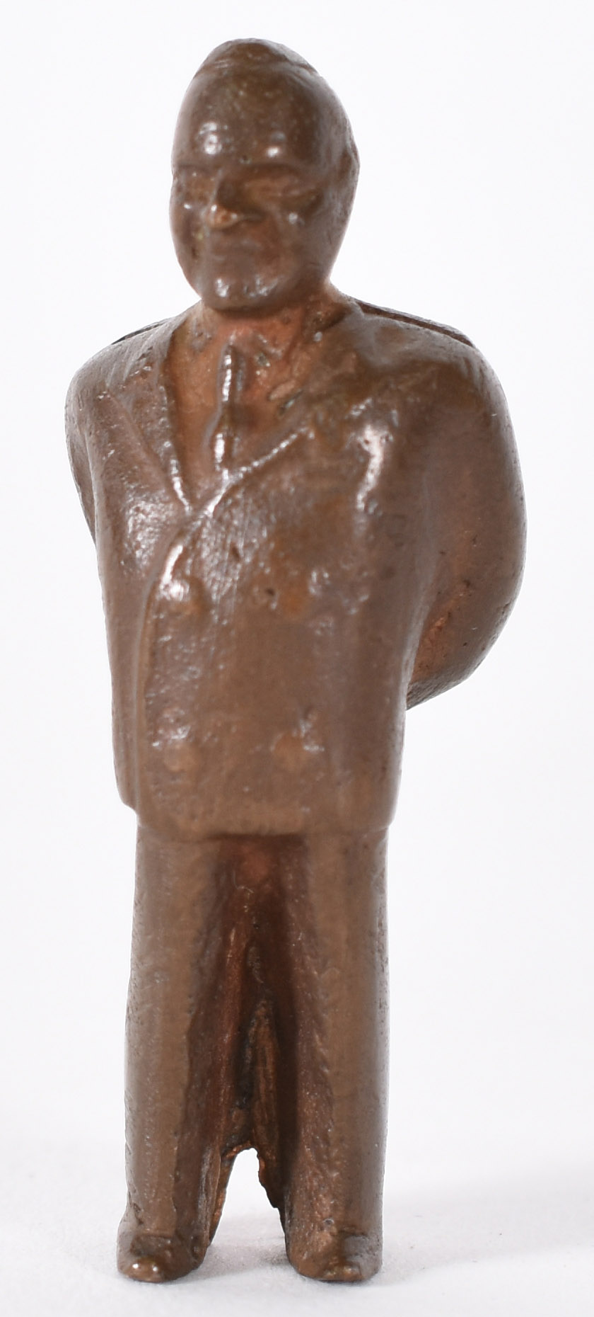 Pequena imagem de bronze de Getúlio Vargas . - foto 1 de 5