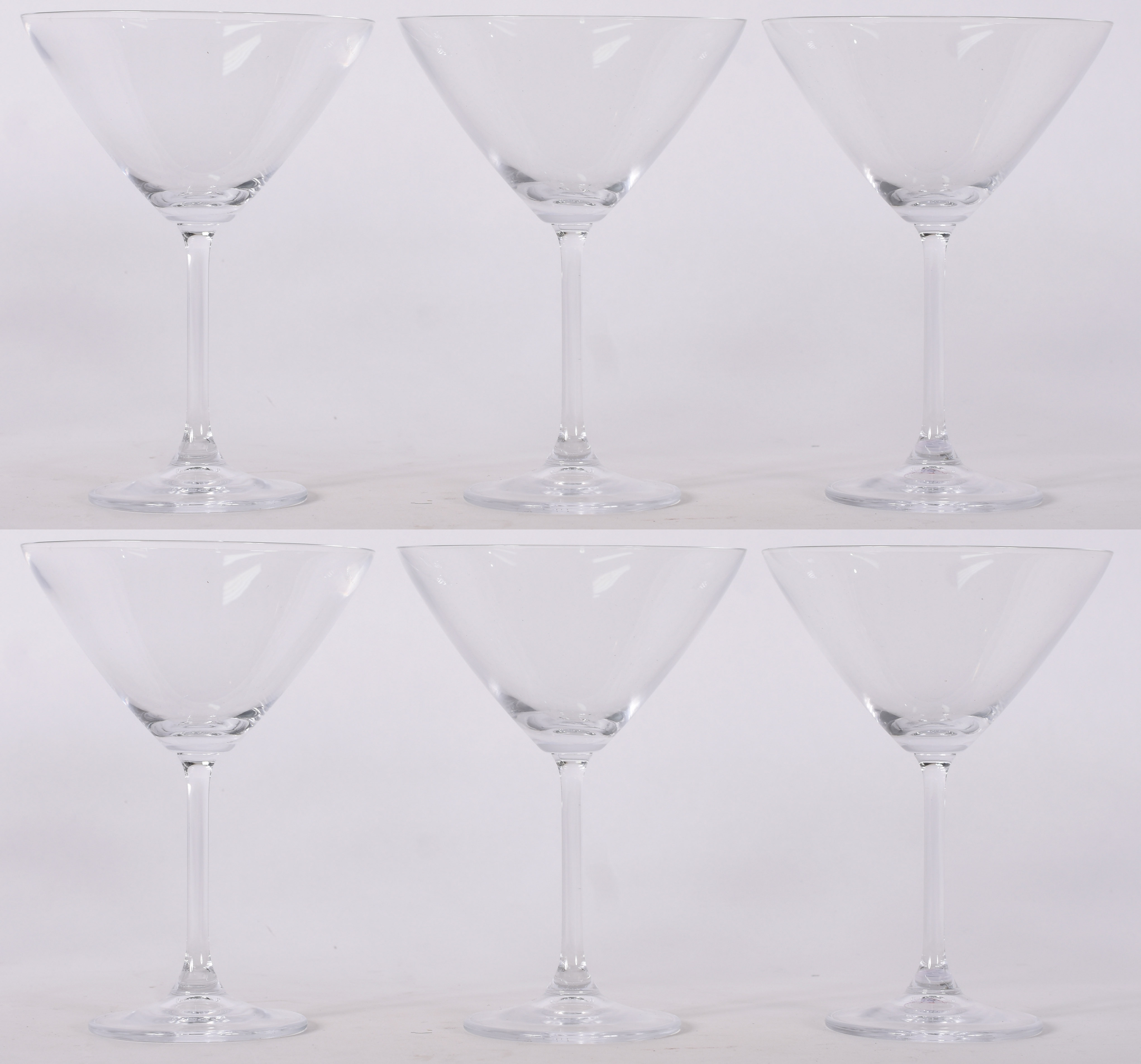 Seis taças de cristal para Martini. - foto 1 de 2