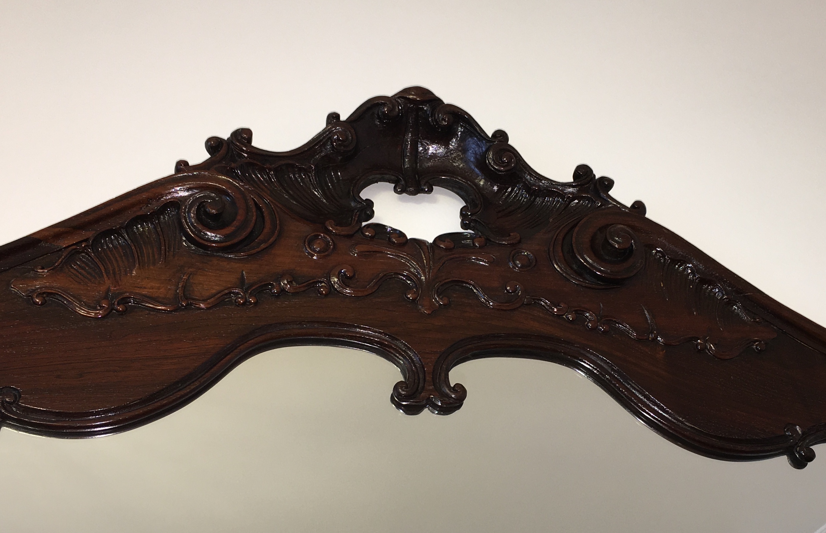 Console D. José de jacarandá, pernas frontais arqueadas e com... - foto 2 de 4
