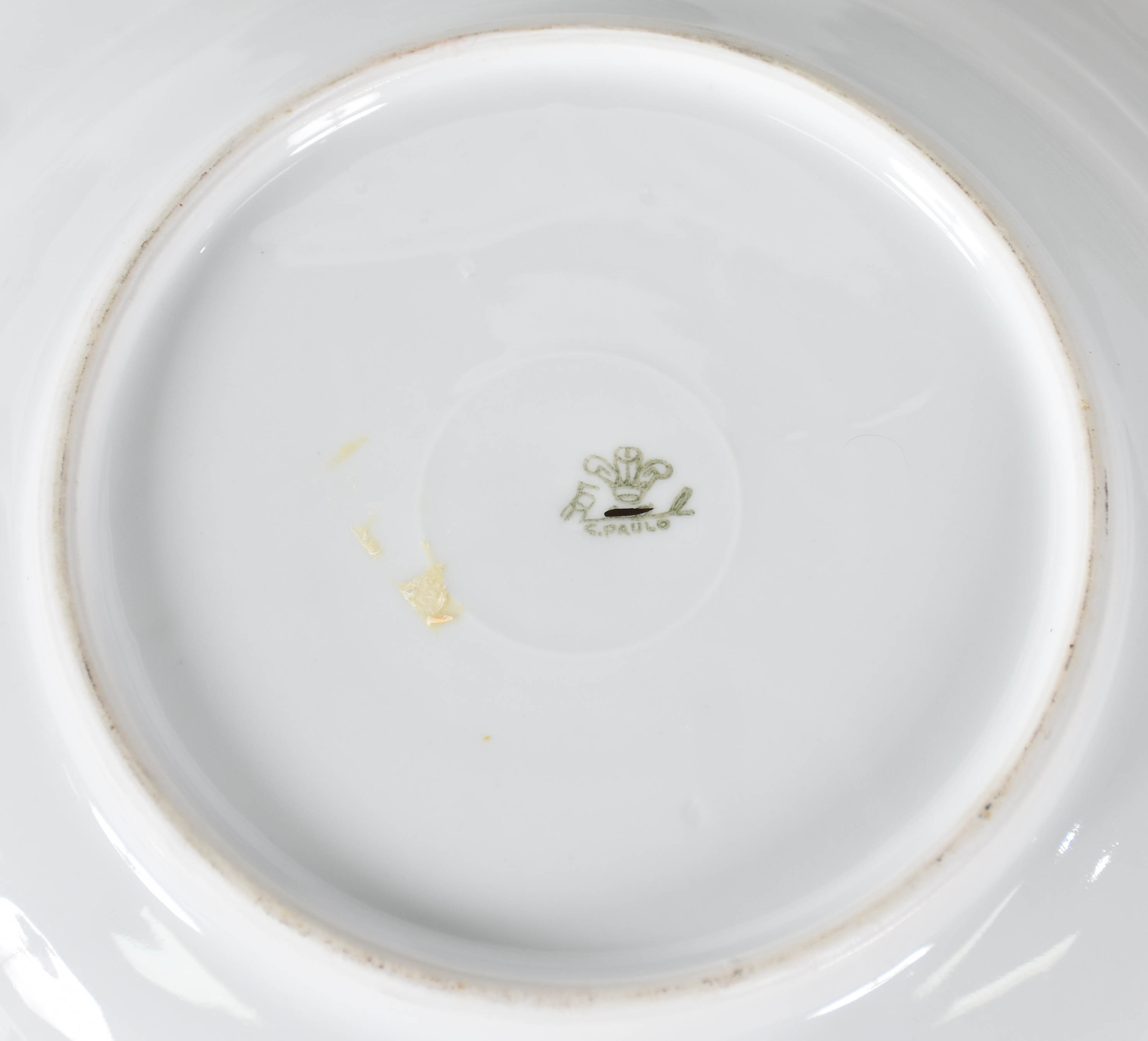 Aparelho de porcelana Real branca com flores azuis sendo: 12 pratos... - foto 3 de 3