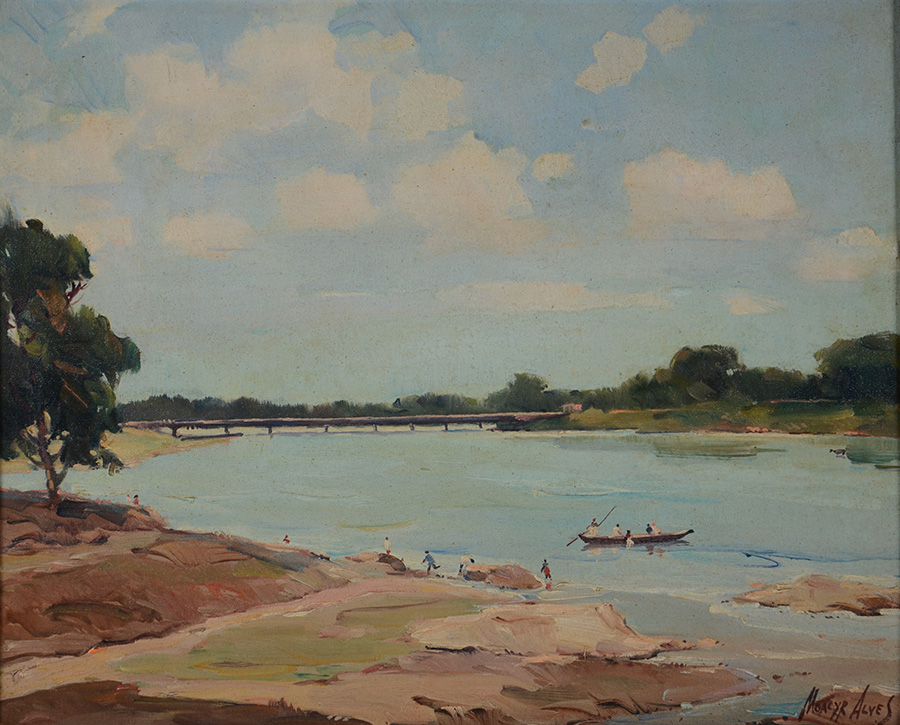 MOACYR ALVES - Marinha - ost - 38 x 48 - foto 2 de 3