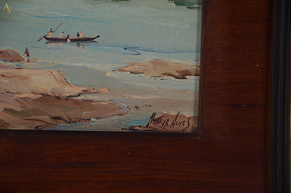 MOACYR ALVES - Marinha - ost - 38 x 48 - foto 3 de 3