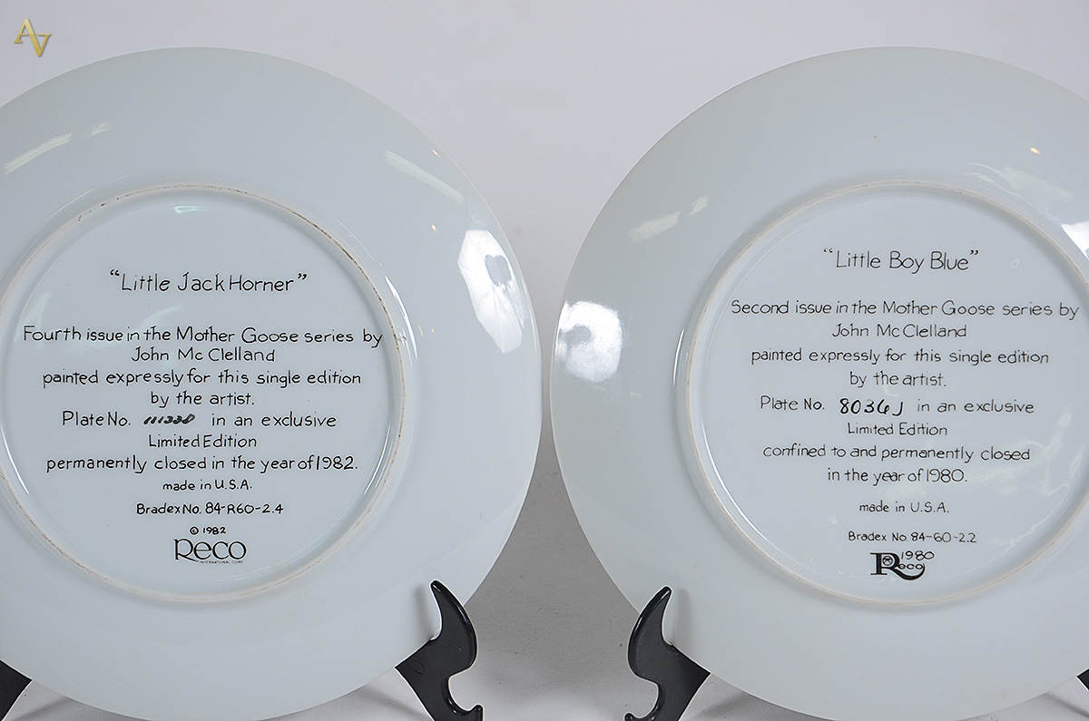 Quatro pratos de porcelana de coleções limitadas diversos, sendo... - foto 3 de 3