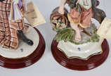 Teresa Linhares,  - Camponês e dama -  Esta estatueta foi elaborada com a mais pura porcelana de Limoges - França . Toque final de Teresa Linhares, a grande mestre em por