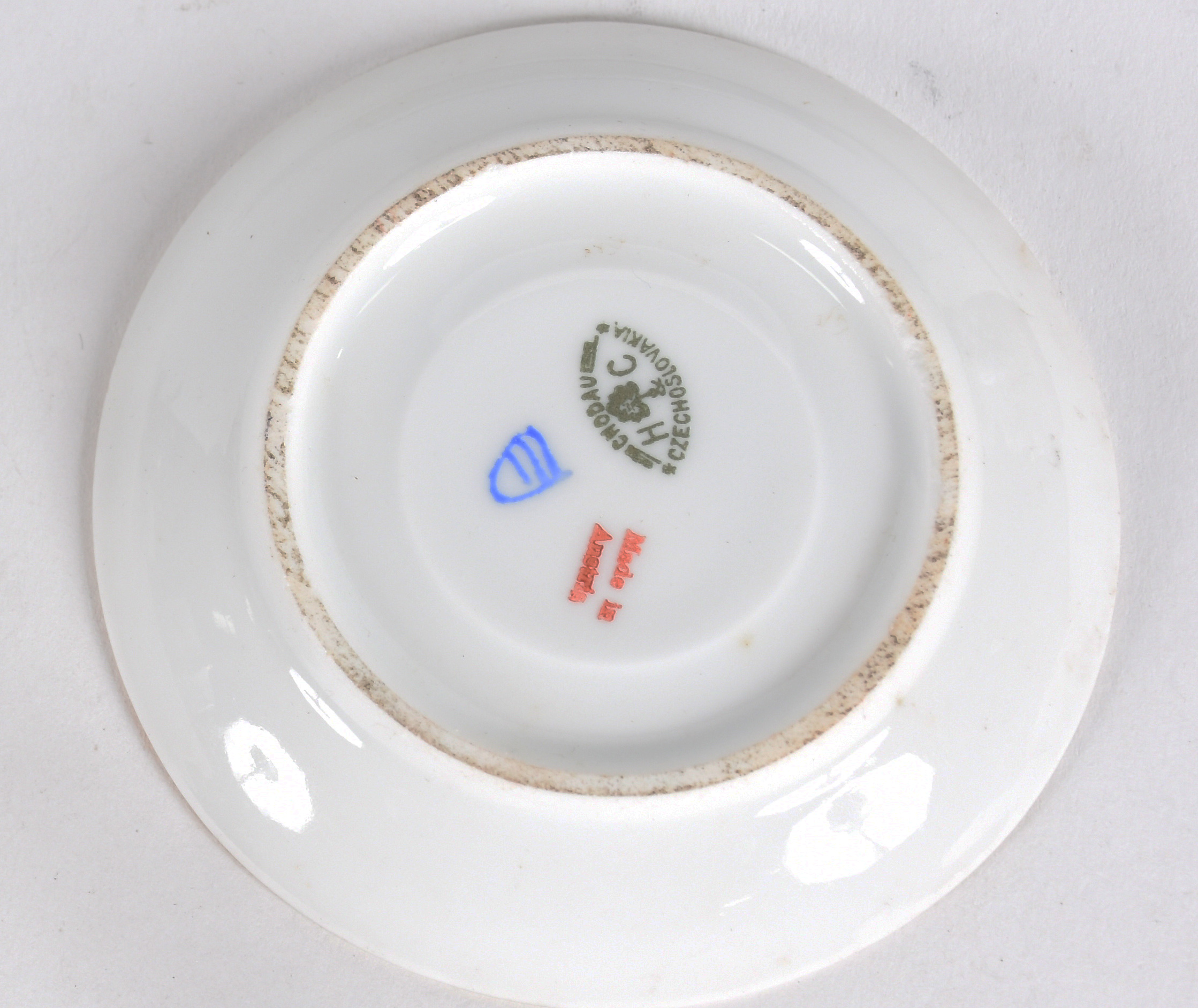 Tête-a-tête de porcelana Austríaca velho Viena sendo : 4 xícaras com... - foto 6 de 7