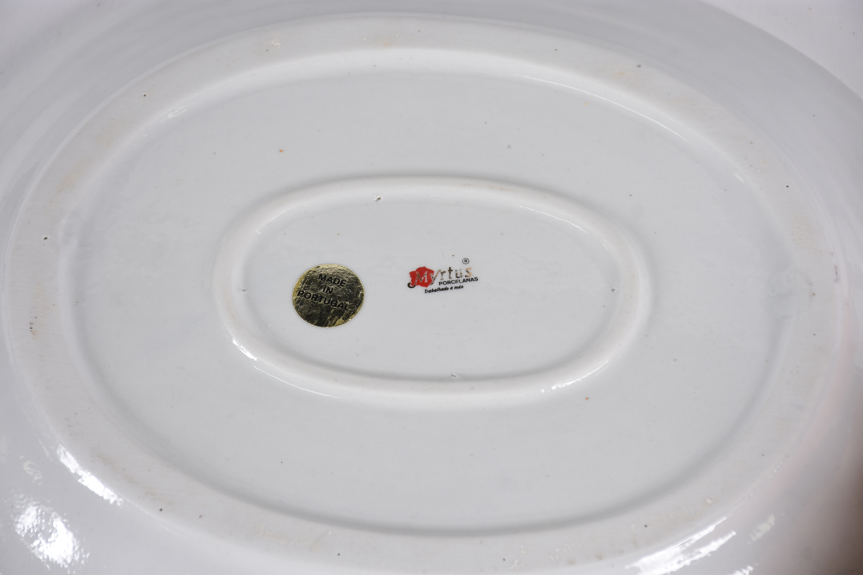 Sopeira com presentoir de porcelana portuguesa Myrtus. - foto 5 de 5