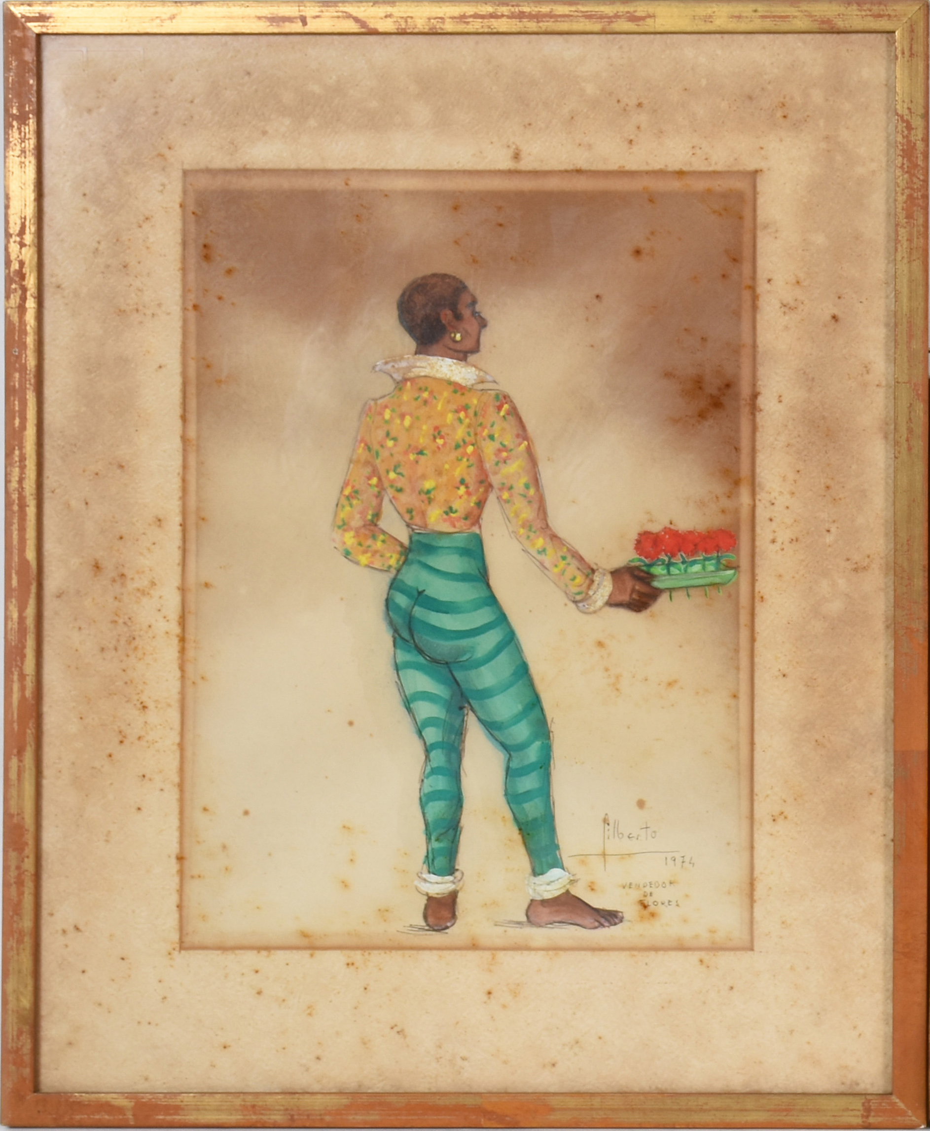 Gilberto Trompowsky (1908-1982), Vendedor de flores - foto 1 de 3