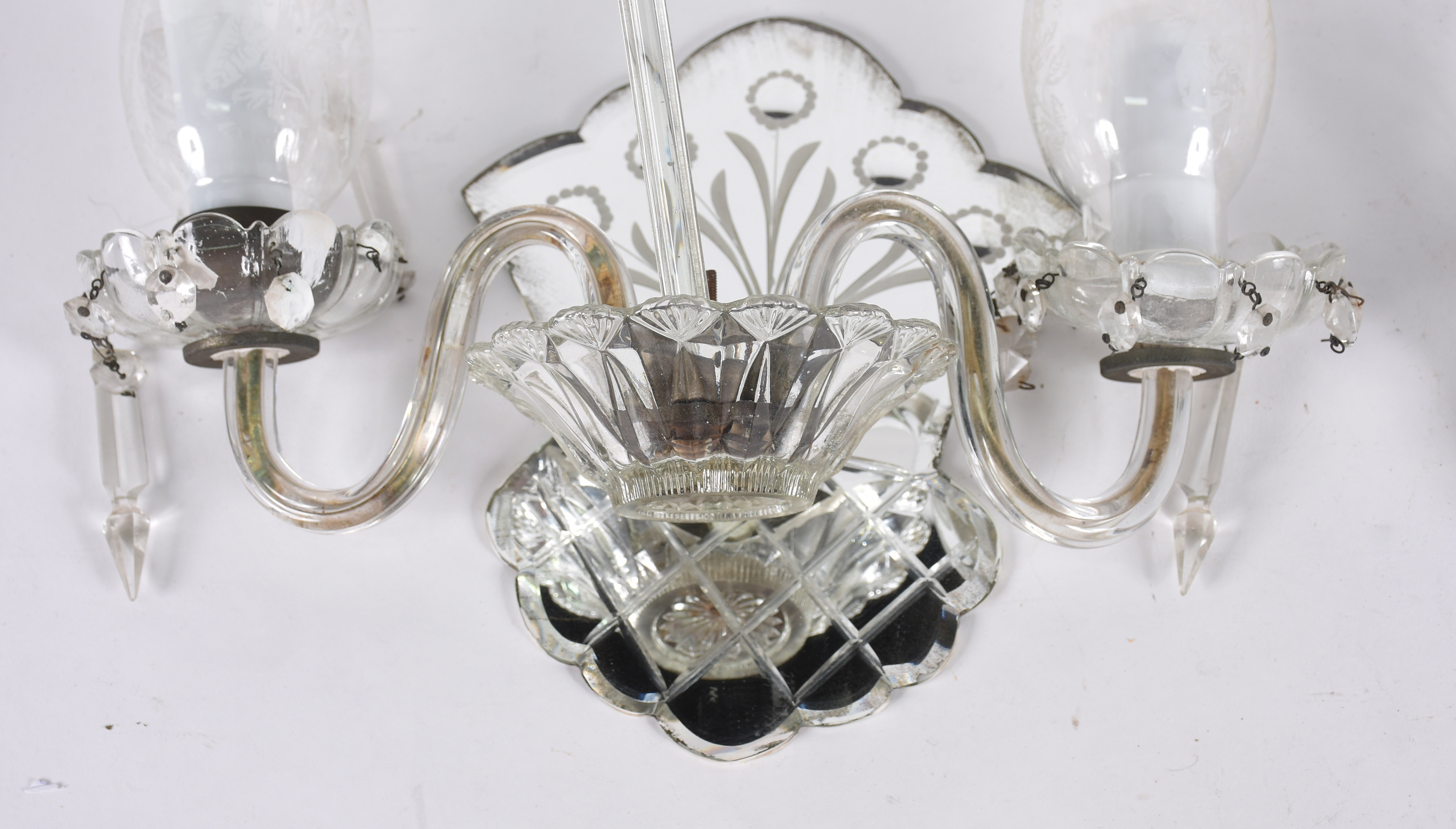 Par de apliques de cristal . - foto 3 de 4