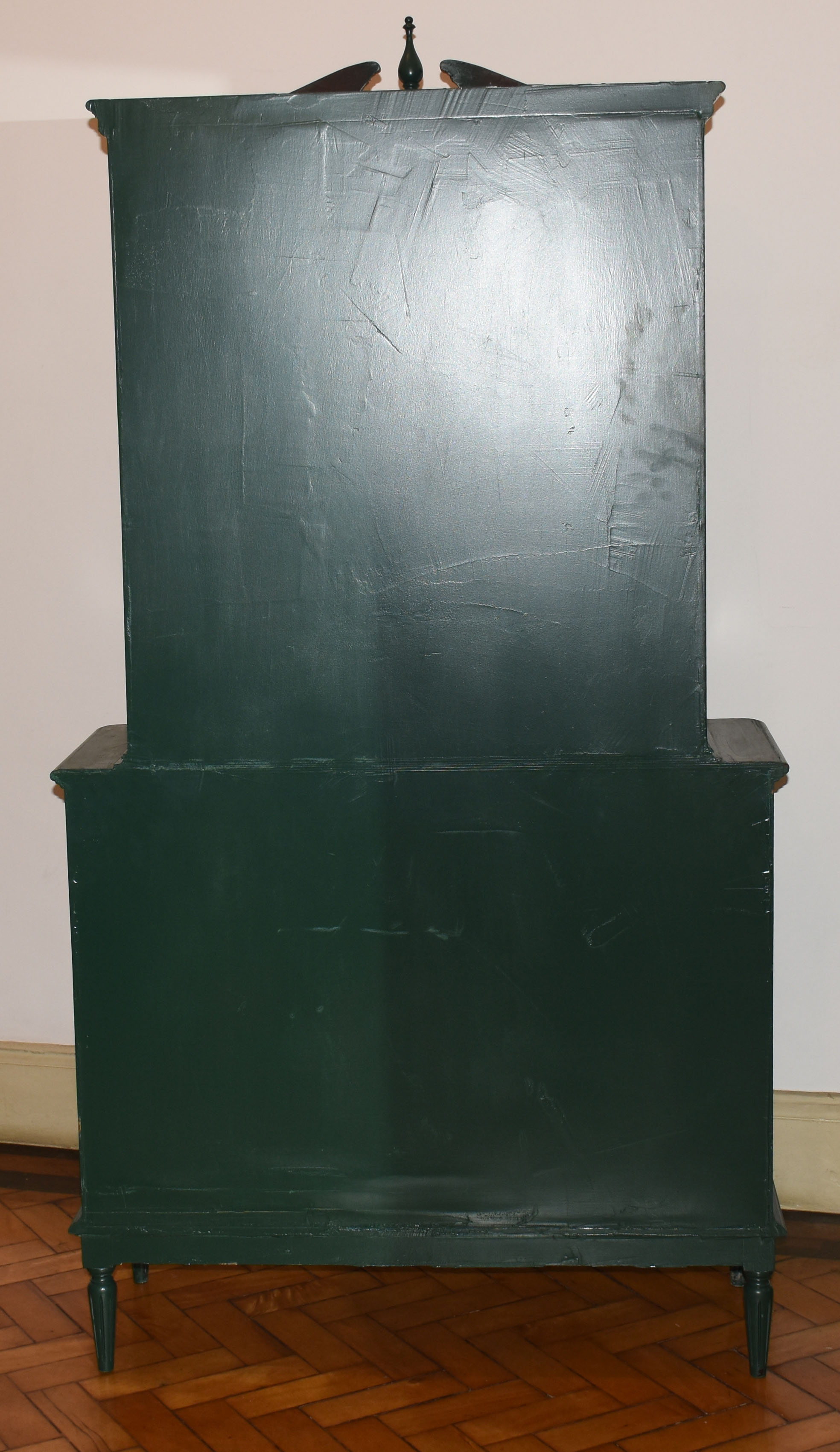 ARMÁRIO BOOKCASE COR VERDE – ALTURA TOTAL 196, ALTURA ARMÁRIO 90... - foto 3 de 3