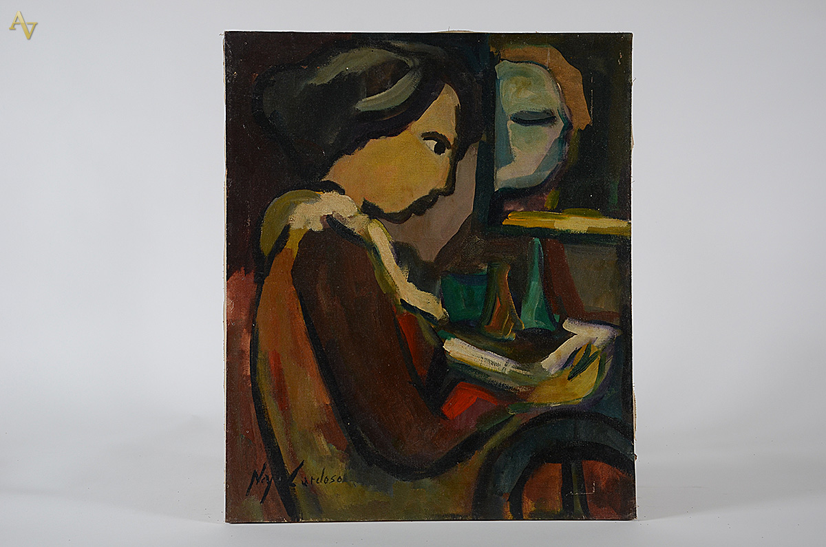 NEY CARDOSO - Figura - ost - 46 x 55 (chassi no estado) - foto 1 de 5
