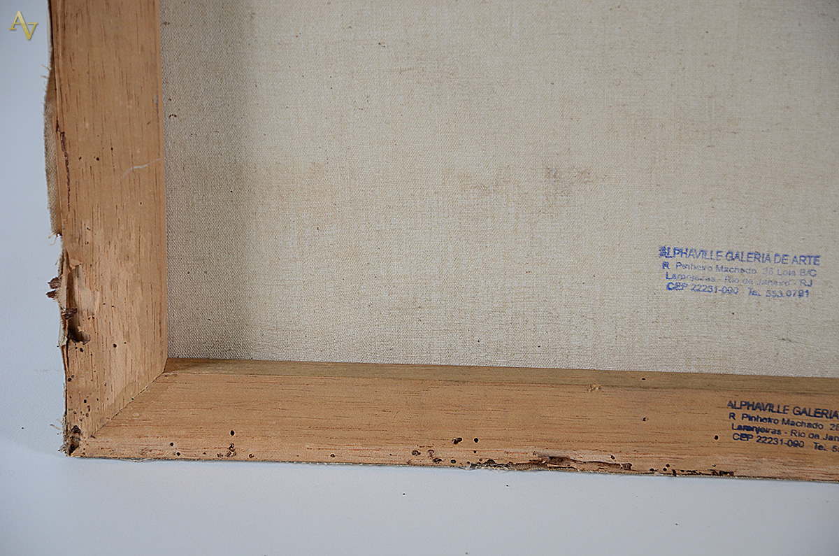 NEY CARDOSO - Figura - ost - 46 x 55 (chassi no estado) - foto 5 de 5